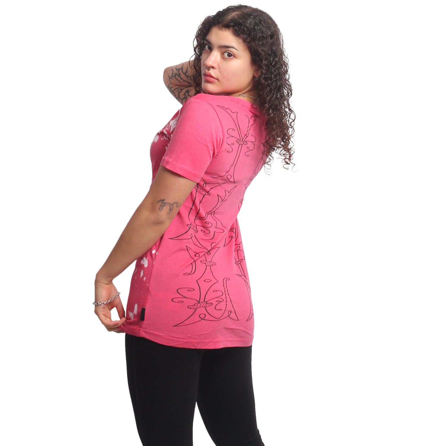 Yakuza dámské tílko Mystic Curved Crew Neck T-Shirt claret/red 2XL