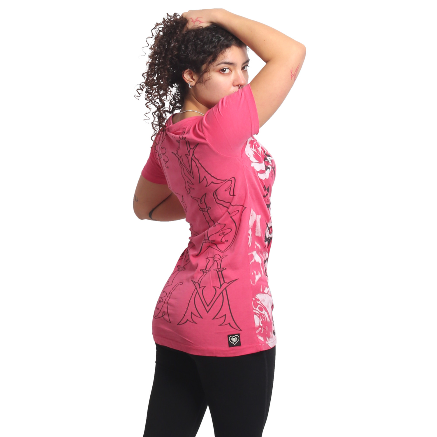 Yakuza dámské tílko Mystic Curved Crew Neck T-Shirt claret/red 2XL