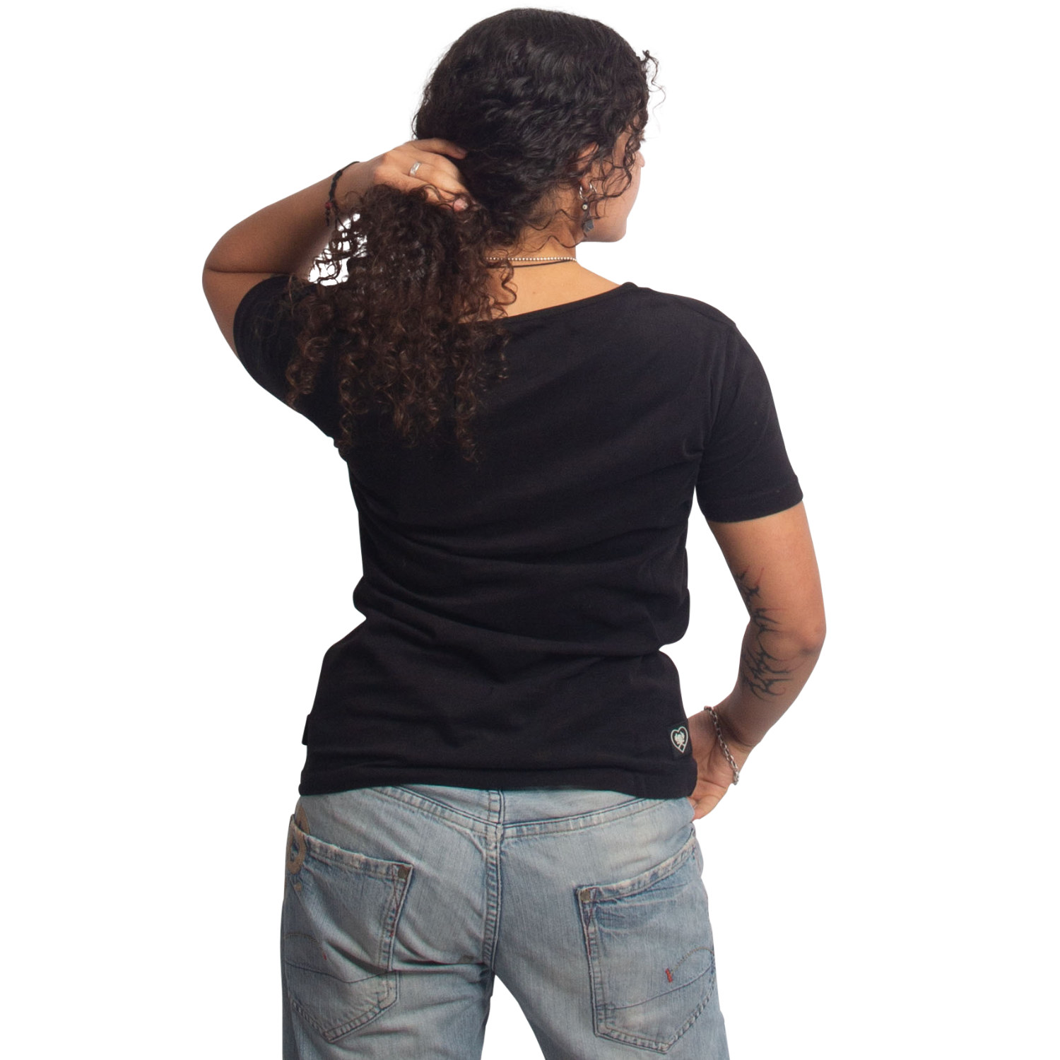 Yakuza dámské tílko Nemesis Curved Crew Neck T-Shirt black M