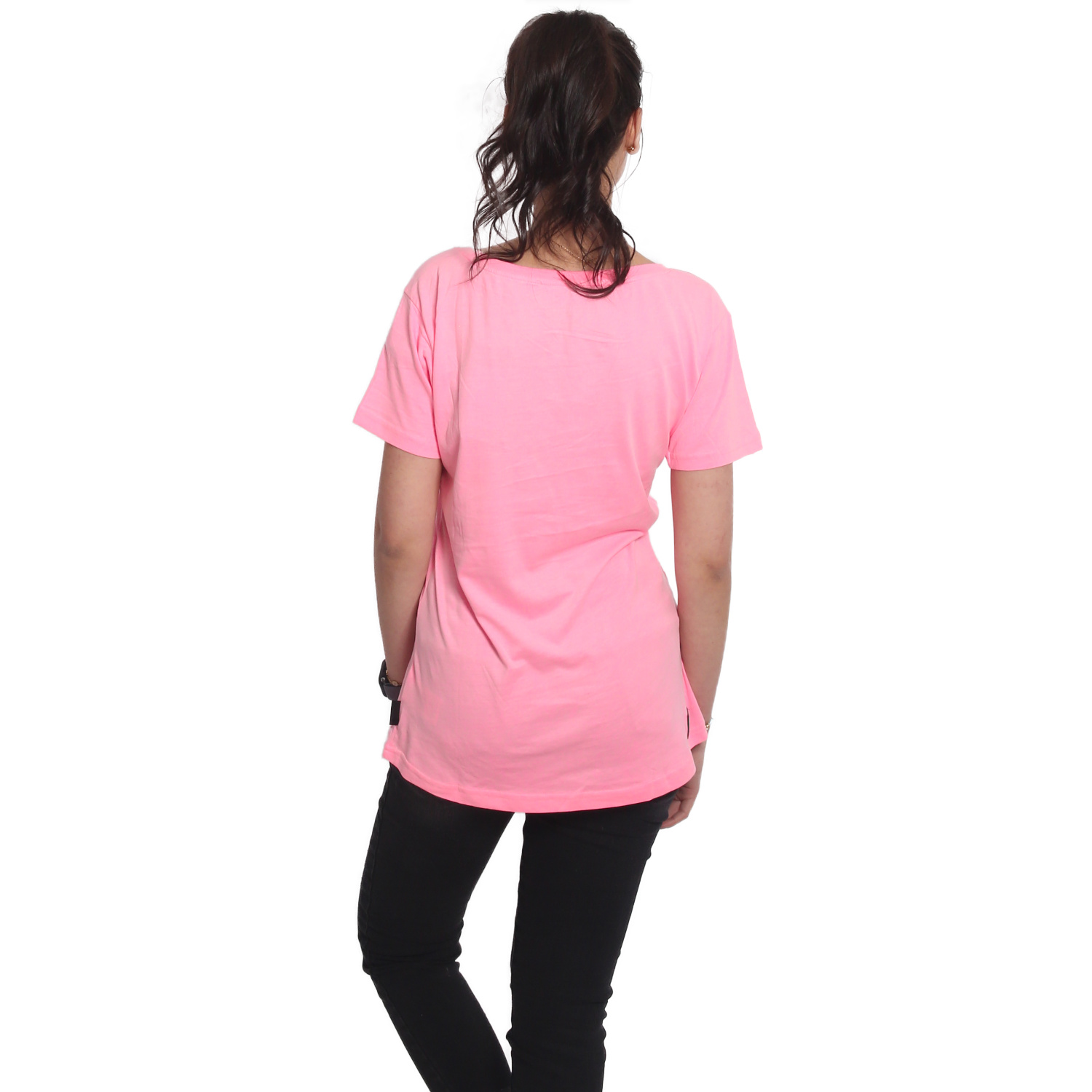 Yakuza dámské tílko Nemesis Curved Crew Neck T-Shirt cotton/candy XS