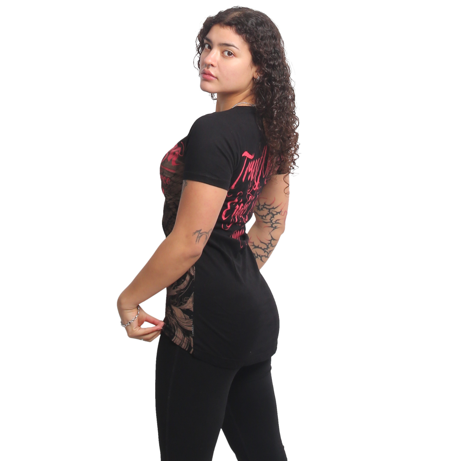 Yakuza dámské tílko Desire Long Tail T-Shirt black 3XL