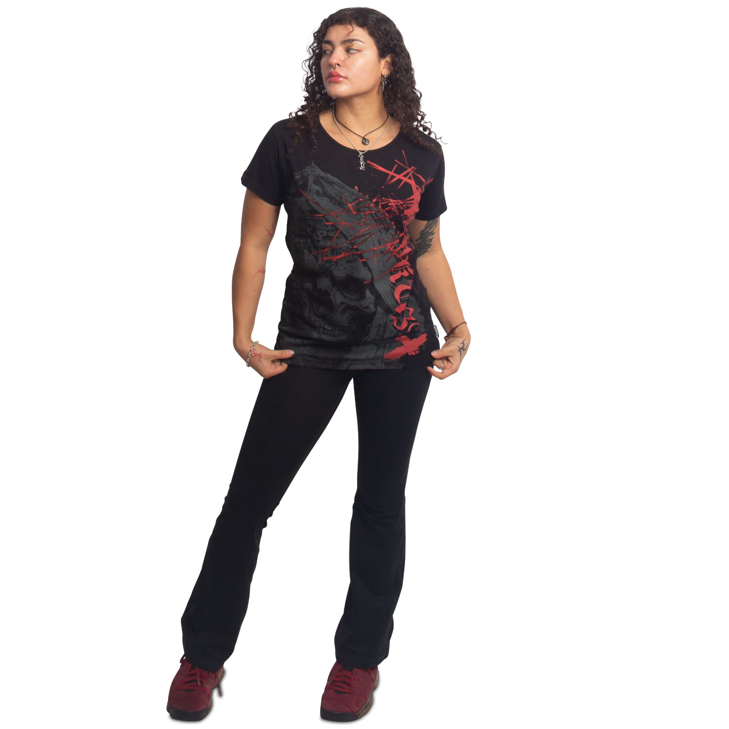 Yakuza dámské tílko Dark Angel Urban Crew Neck T-Shirt