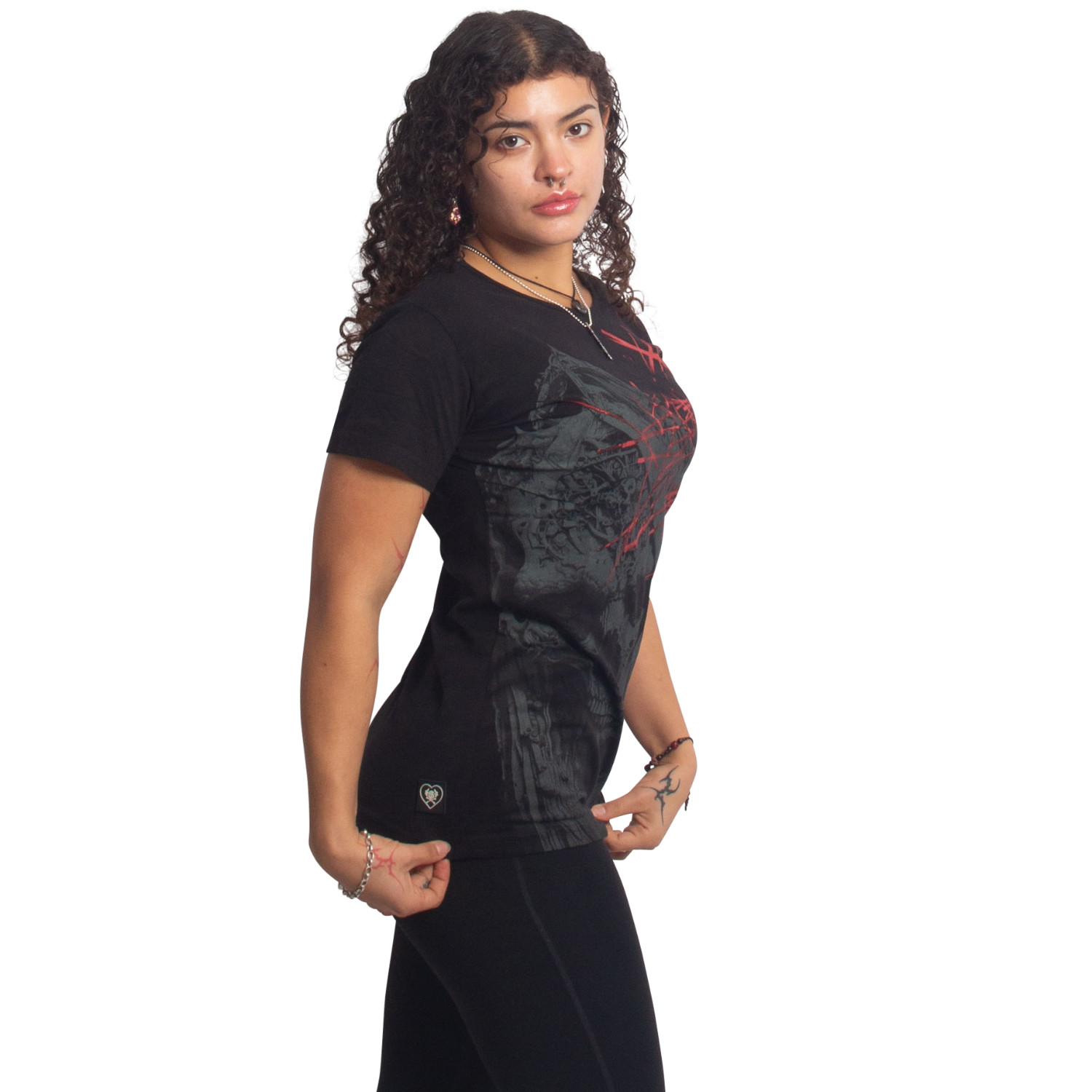 Yakuza dámské tílko Dark Angel Urban Crew Neck T-Shirt