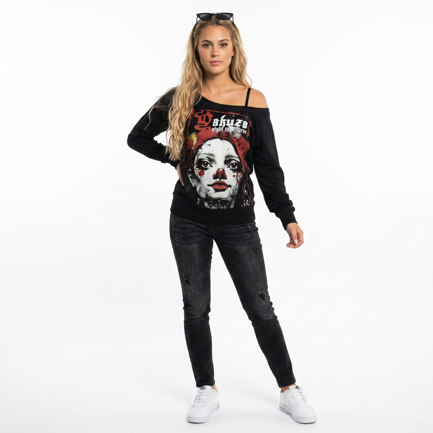 Yakuza dámské tričko s dlouhým rukávem Dollz Urban Longsleeve T-Shirt black L