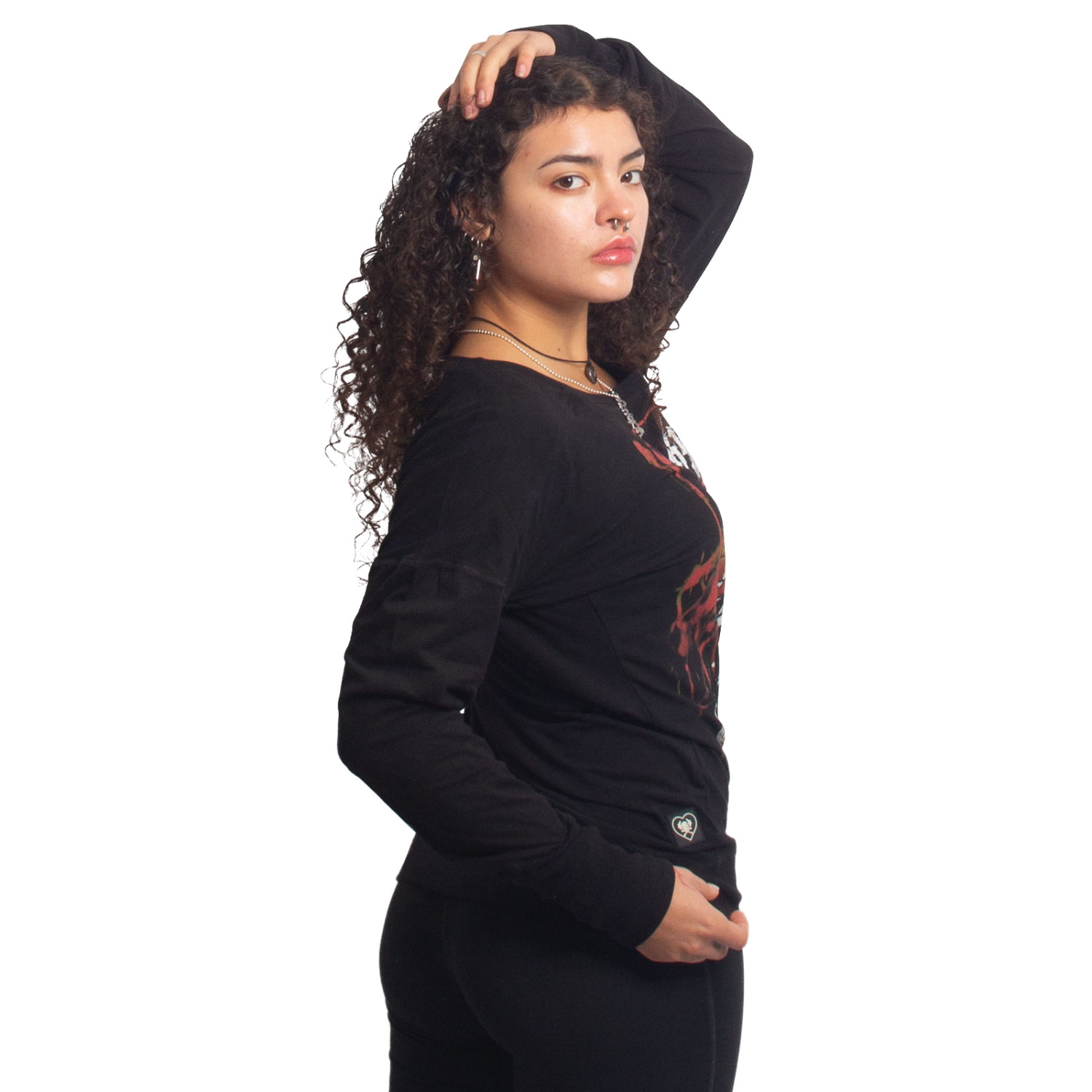 Yakuza dámské tričko s dlouhým rukávem Dollz Urban Longsleeve T-Shirt black L