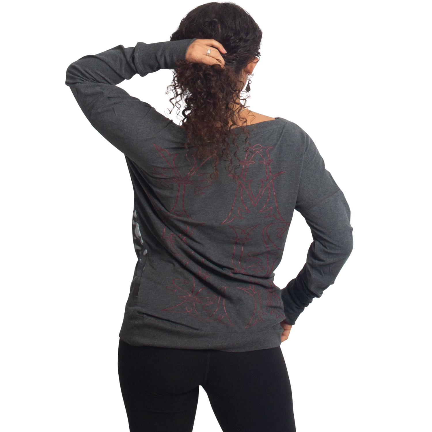 Yakuza dámské tričko s dlouhým rukávem Mystic Urban Longsleeve T-Shirt mottled/black XS