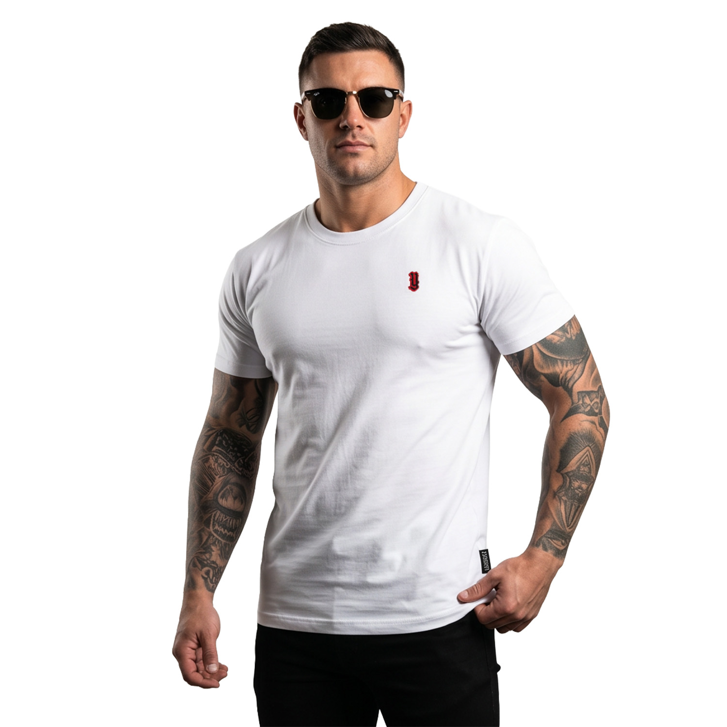 Yakuza pánské tričko Plain Regular Basic T-Shirt