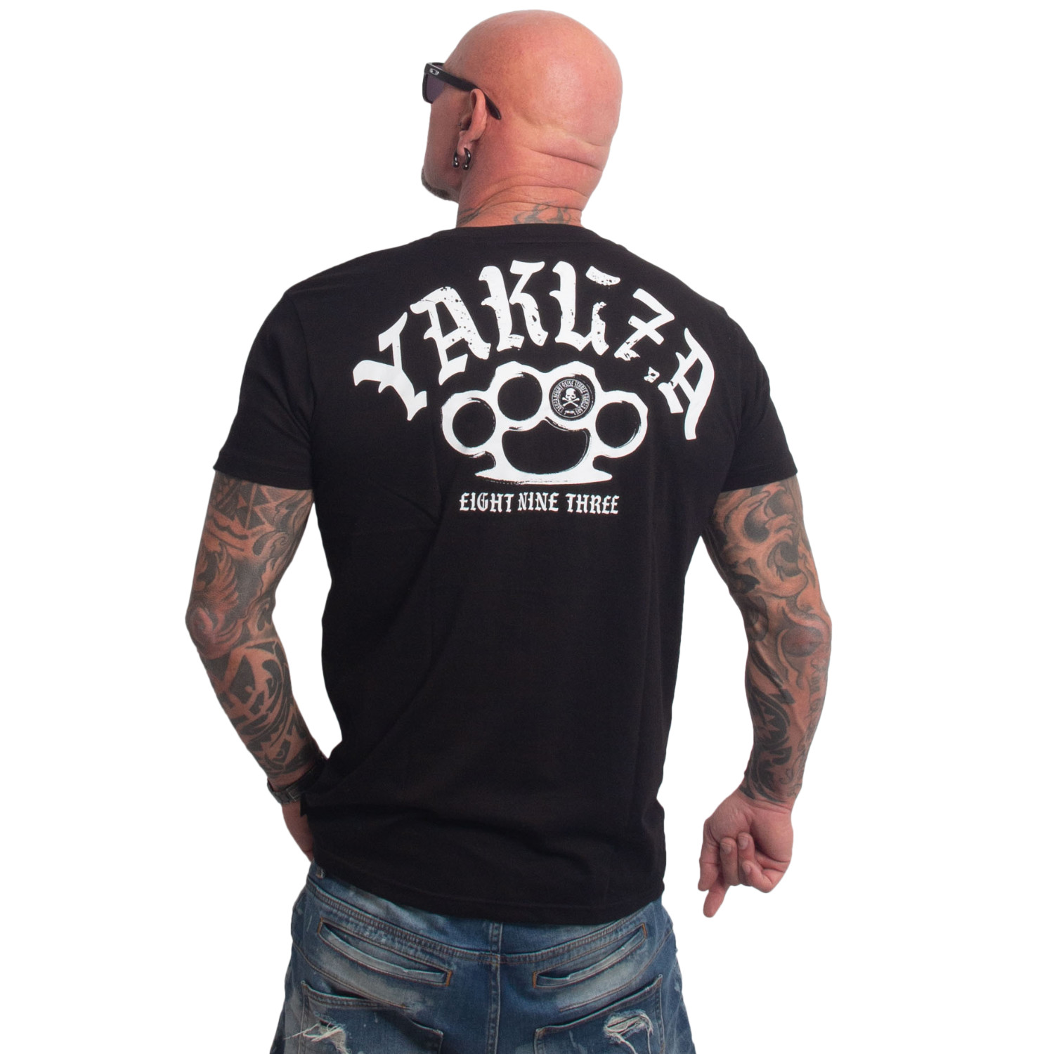 Yakuza pánské tričko Crusher Regular Basic T-Shirt black 3XL
