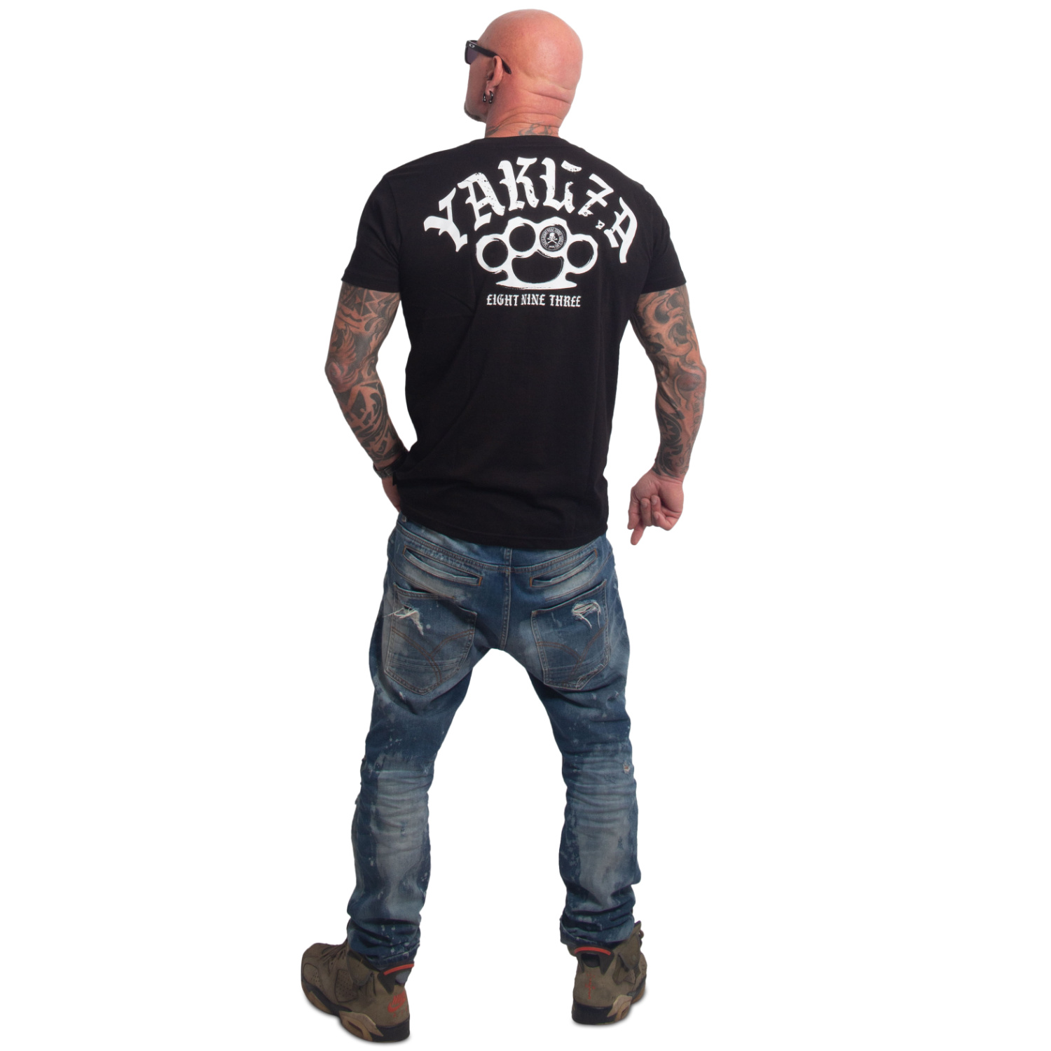 Yakuza pánské tričko Crusher Regular Basic T-Shirt black 3XL