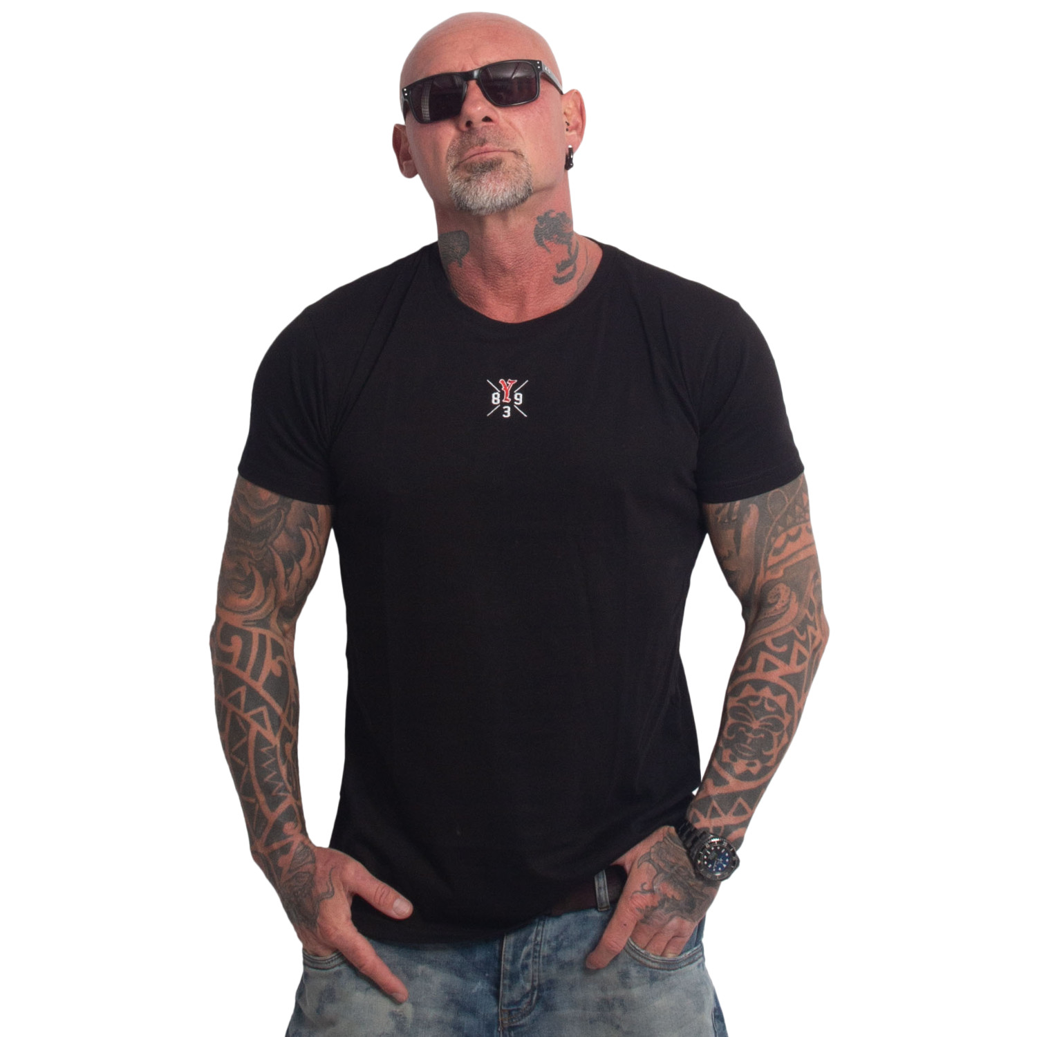 Yakuza pánské tričko Tens Regular Basic T-Shirt black 2XL