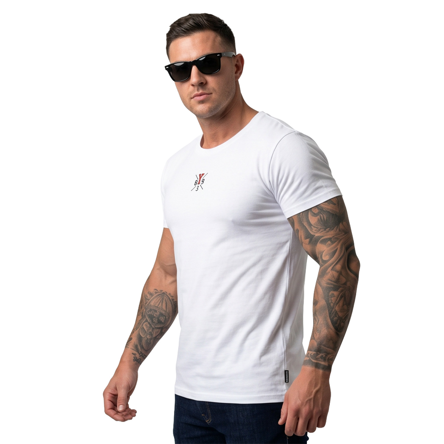 Yakuza pánské tričko Tens Regular Basic T-Shirt white S