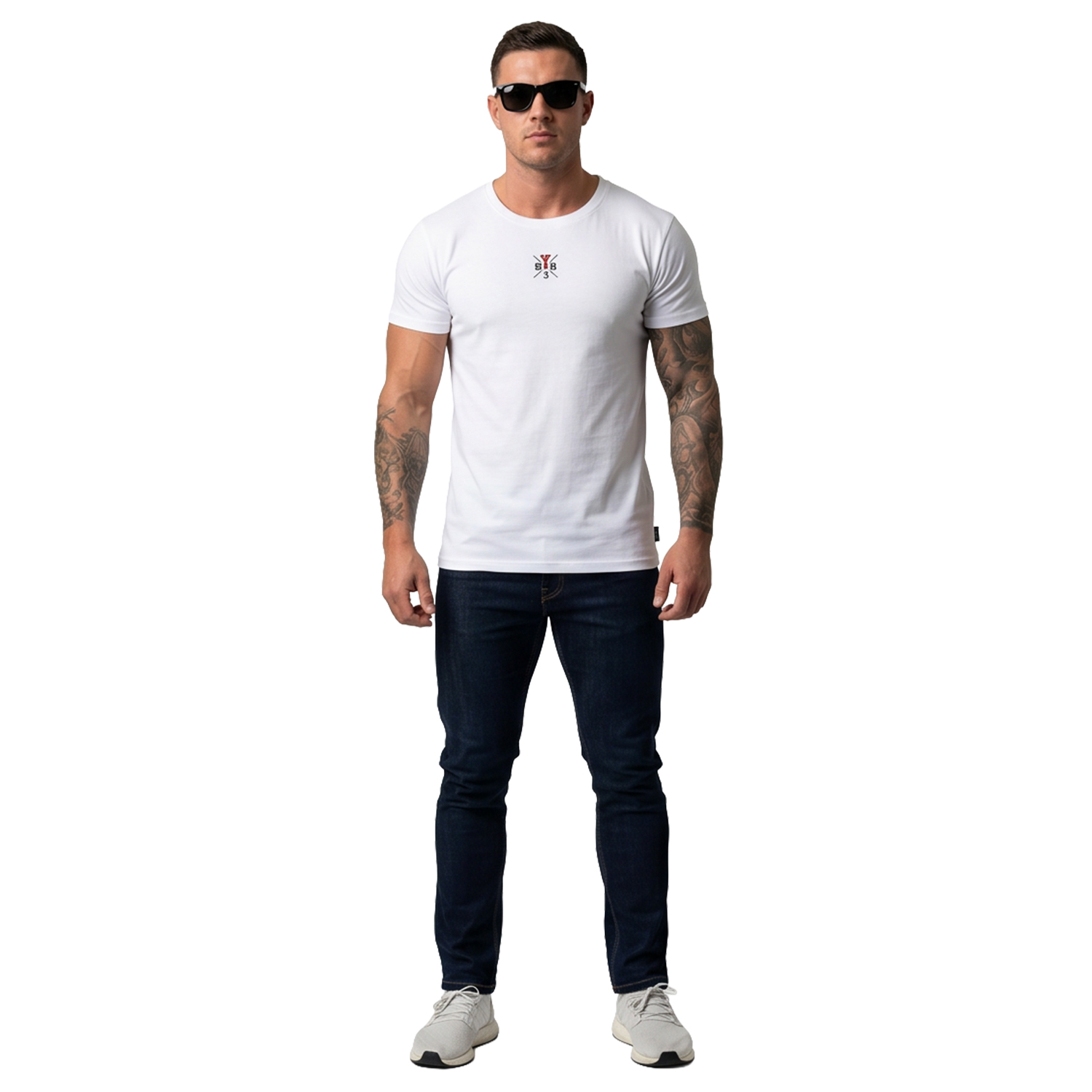 Yakuza pánské tričko Tens Regular Basic T-Shirt white S