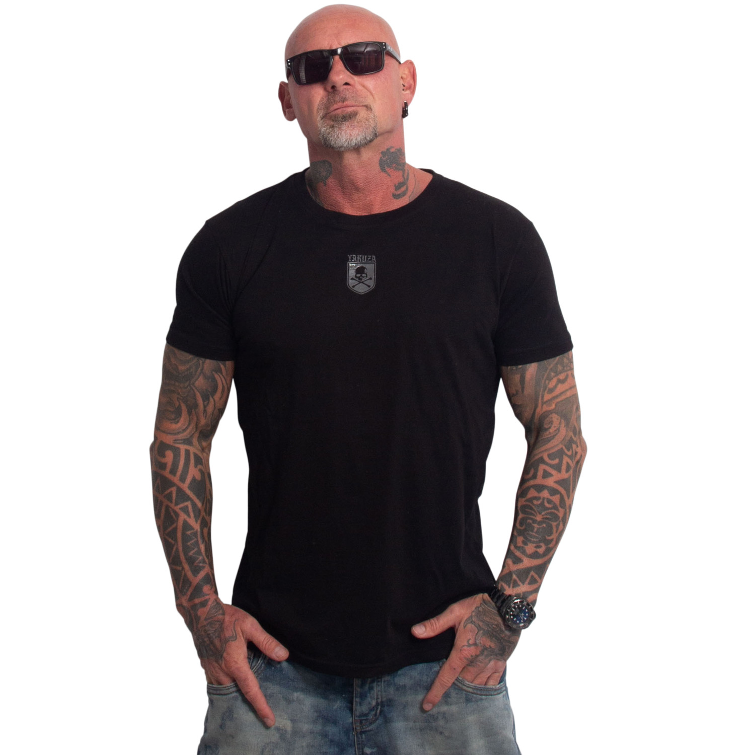 Yakuza pánské tričko Just Regular Basic T-Shirt