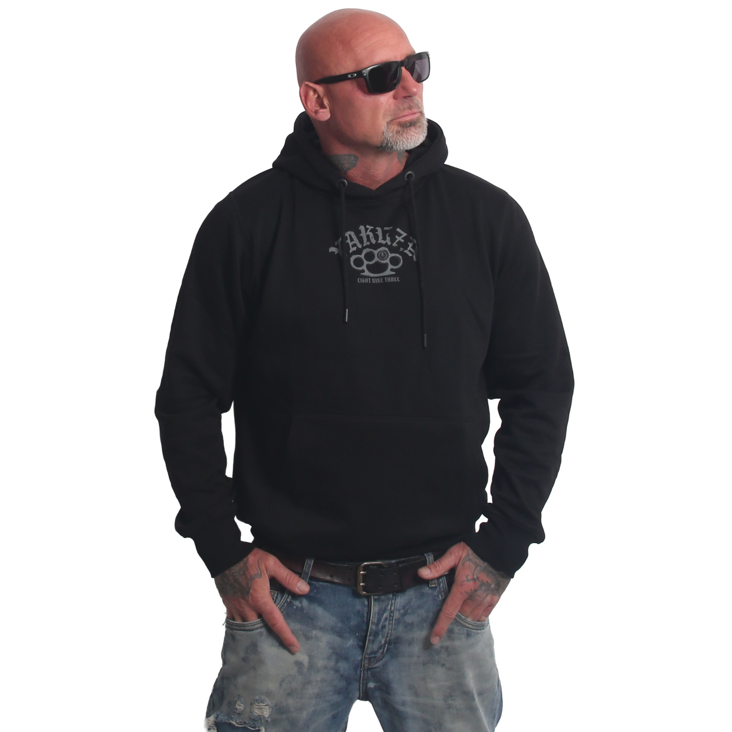 Yakuza pánská mikina s kapucí Crusher Basic Hoodie