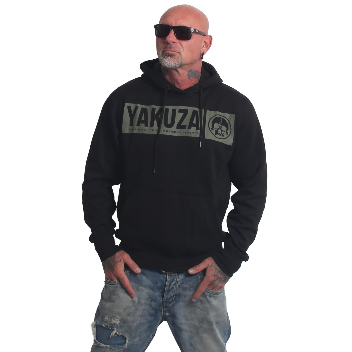 Yakuza pánská mikina s kapucí Bleak Basic Hoodie