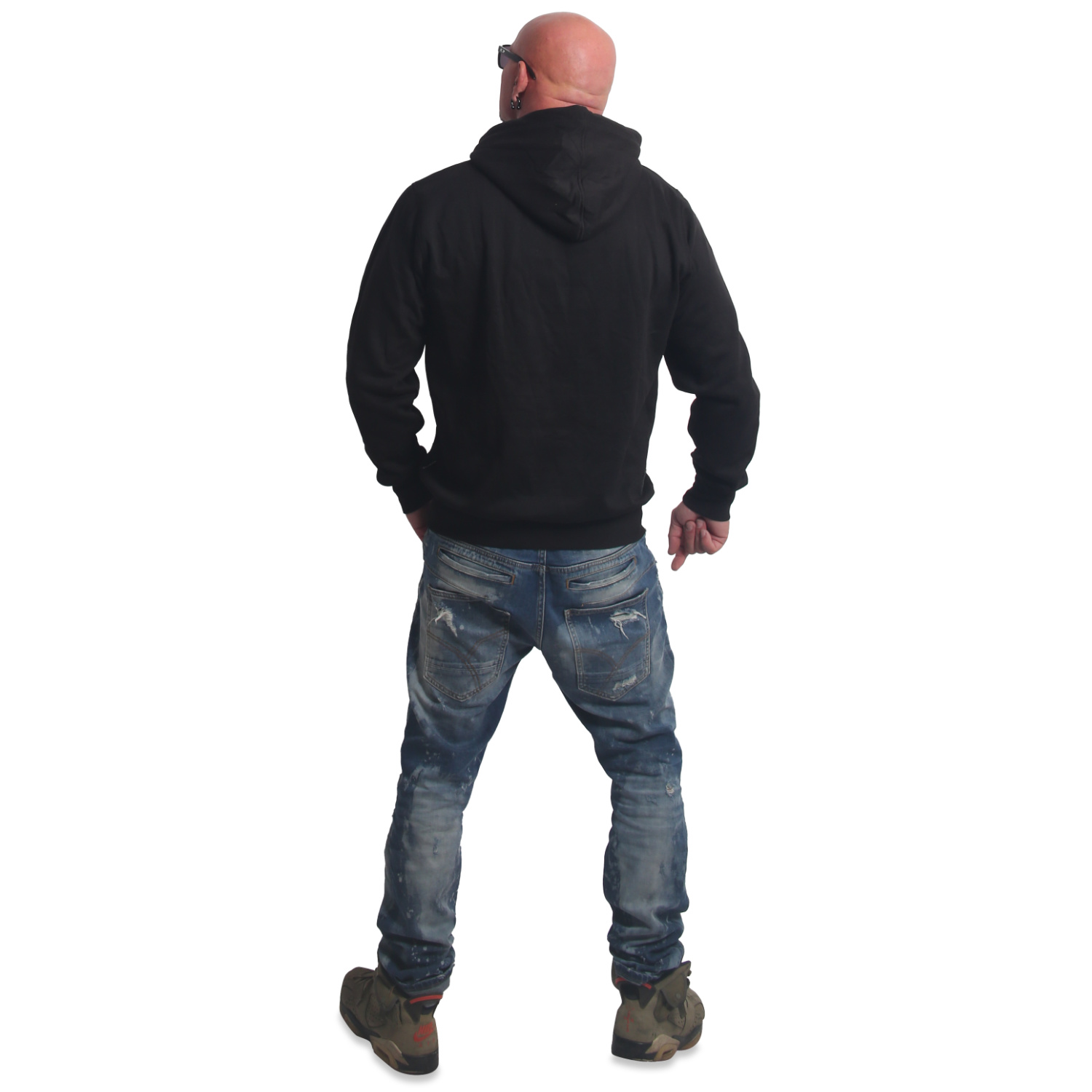 Yakuza pánská mikina s kapucí Bleak Basic Hoodie black 3XL