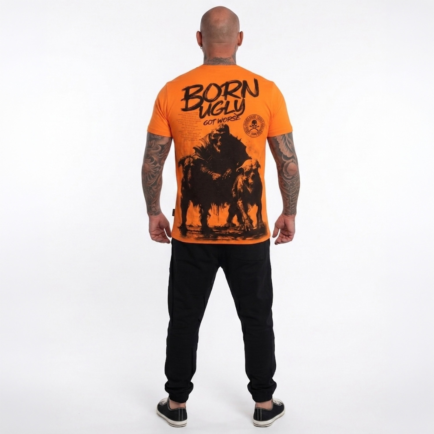 Yakuza pánské tričko Worse Regular T-Shirt orange/popsicle 5XL