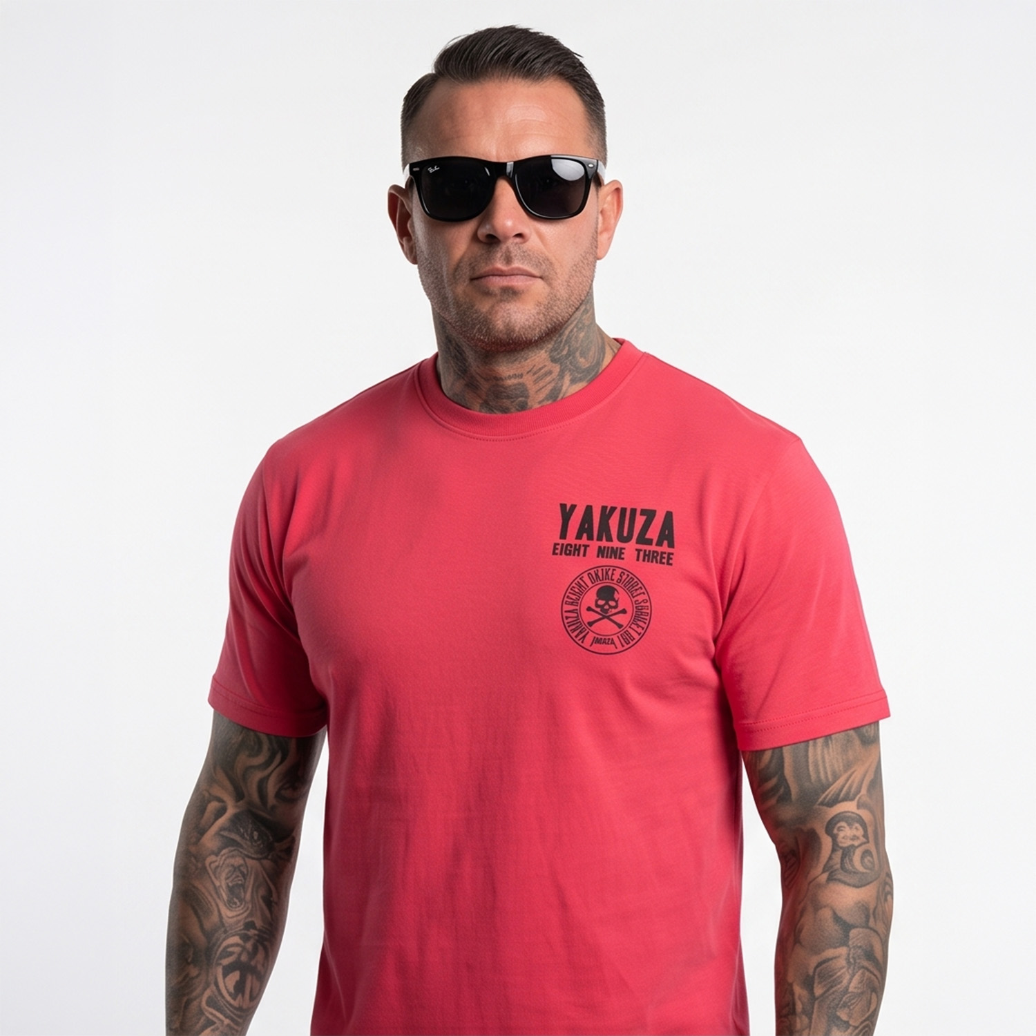 Yakuza pánské tričko Unicon Regular T-Shirt geranium 3XL