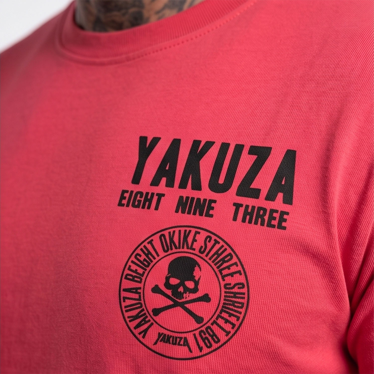 Yakuza pánské tričko Unicon Regular T-Shirt geranium 3XL