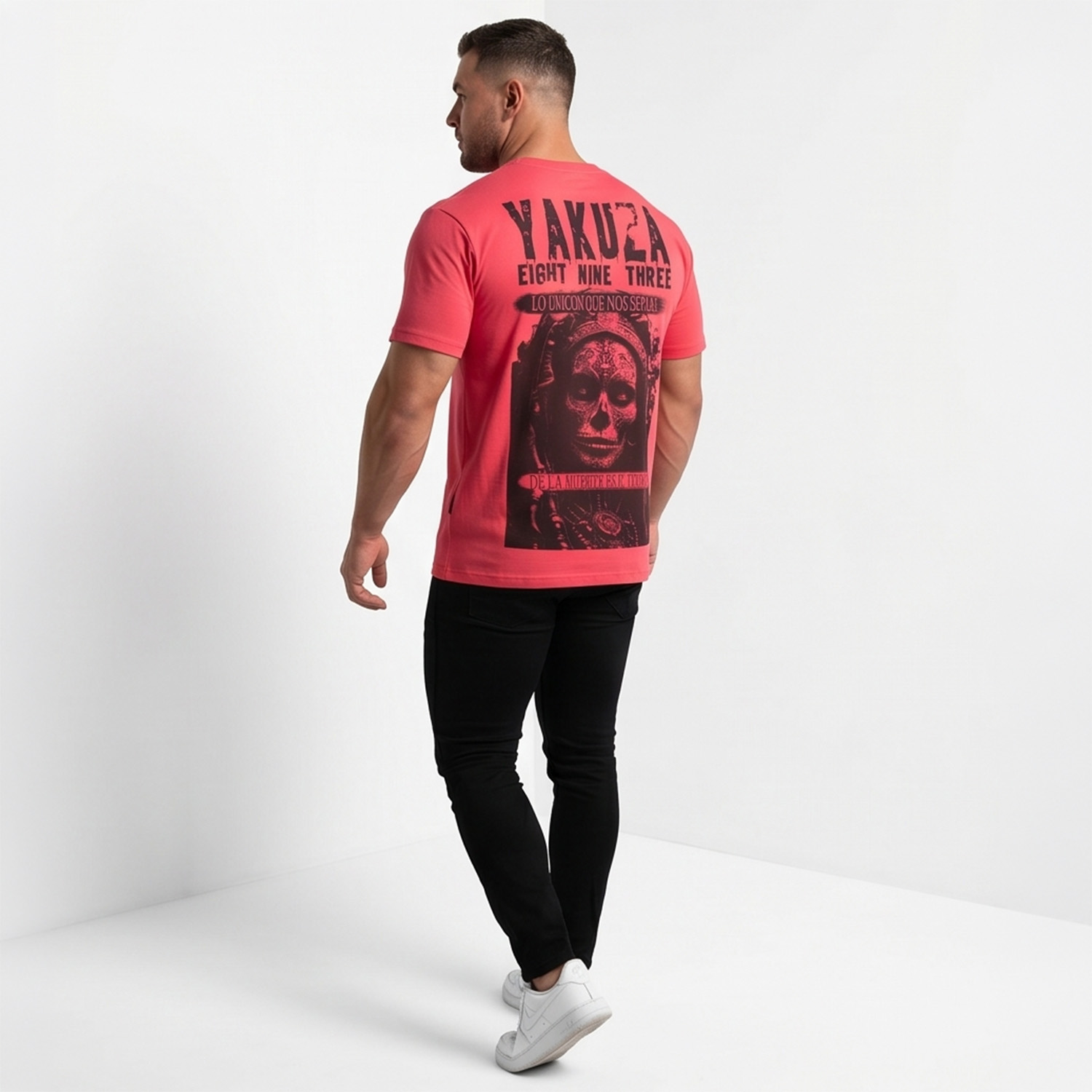 Yakuza pánské tričko Unicon Regular T-Shirt geranium 3XL