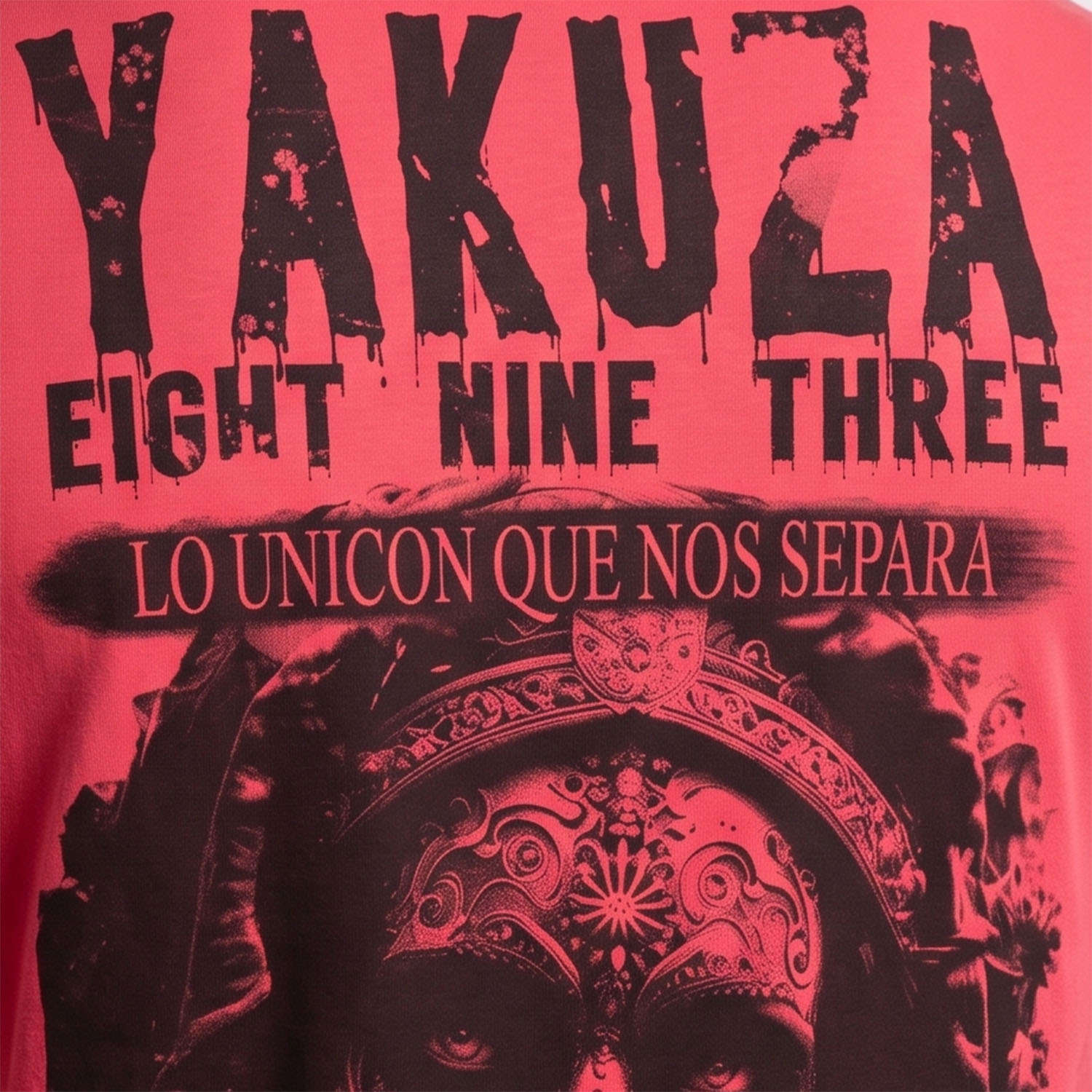 Yakuza pánské tričko Unicon Regular T-Shirt geranium 3XL