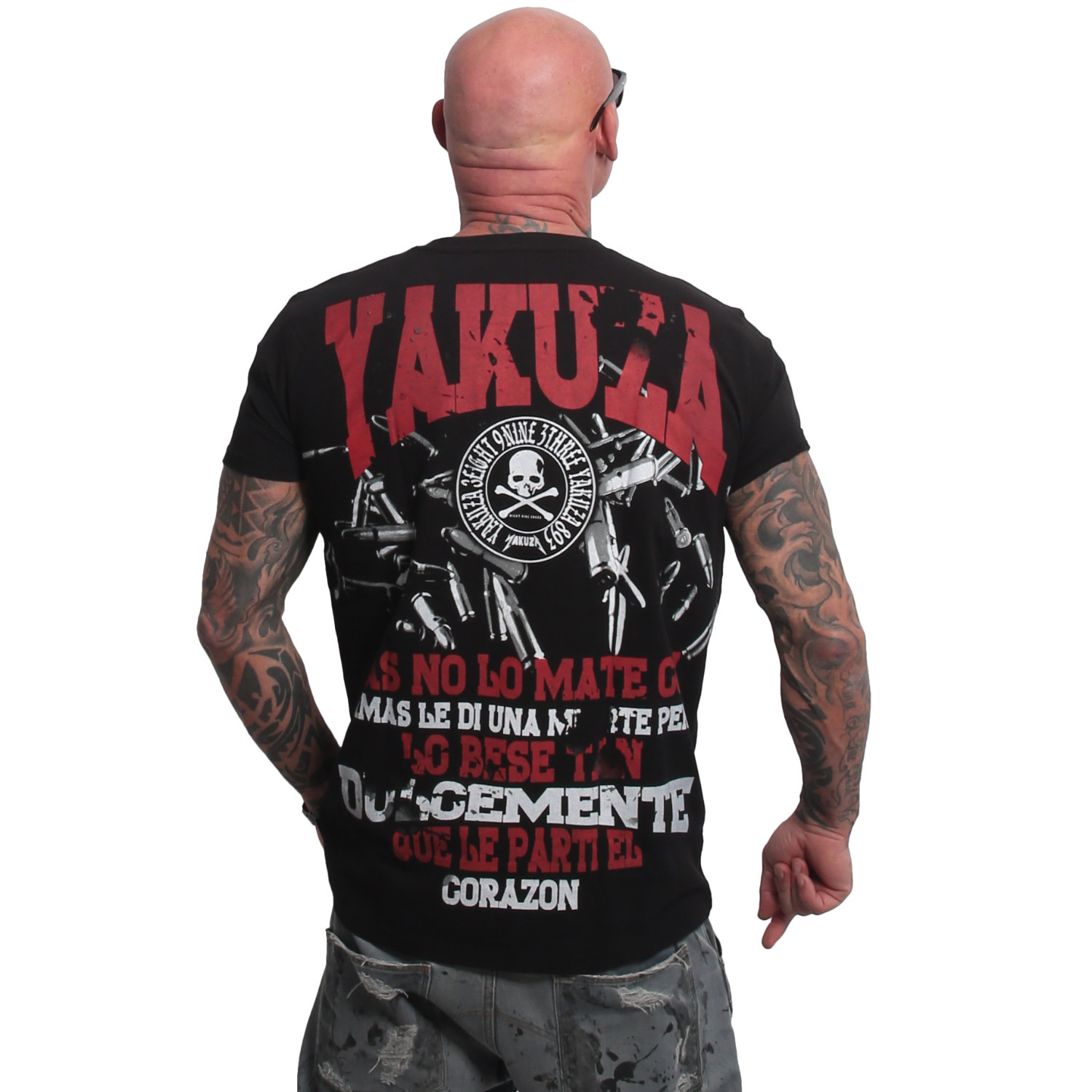 Yakuza pánské tričko Corazon Regular T-Shirt black L