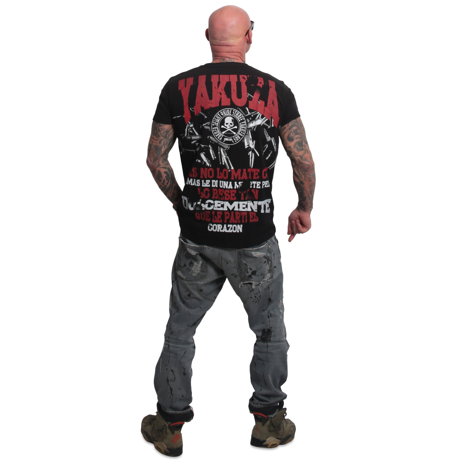 Yakuza pánské tričko Corazon Regular T-Shirt black L