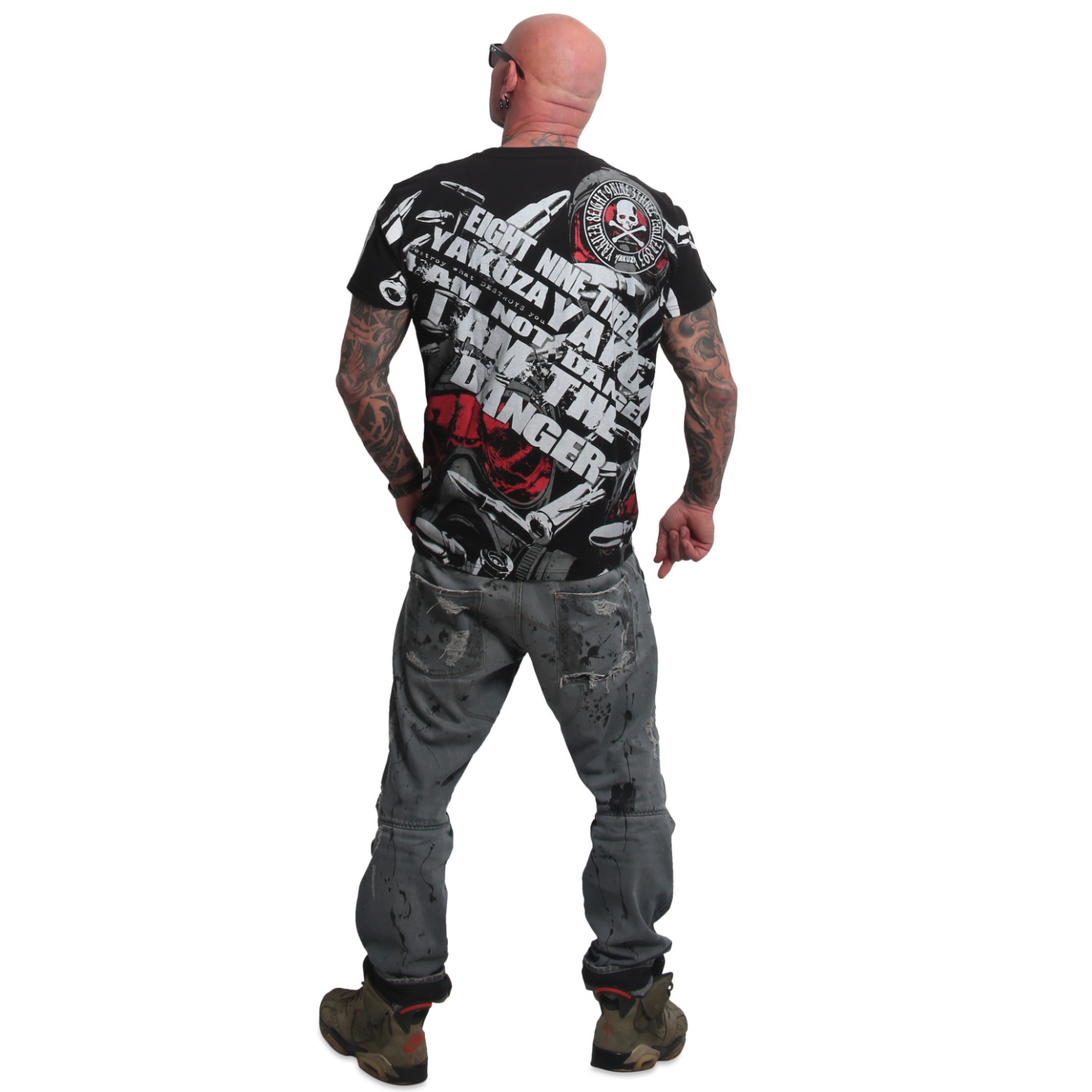 Yakuza pánské tričko Danger Allover Regular T-Shirt