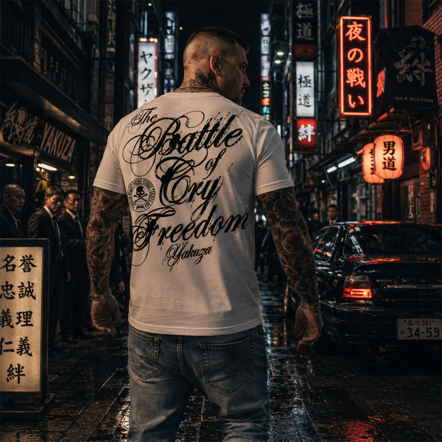 Yakuza pánské tričko Grenade Regular T-Shirt white XL