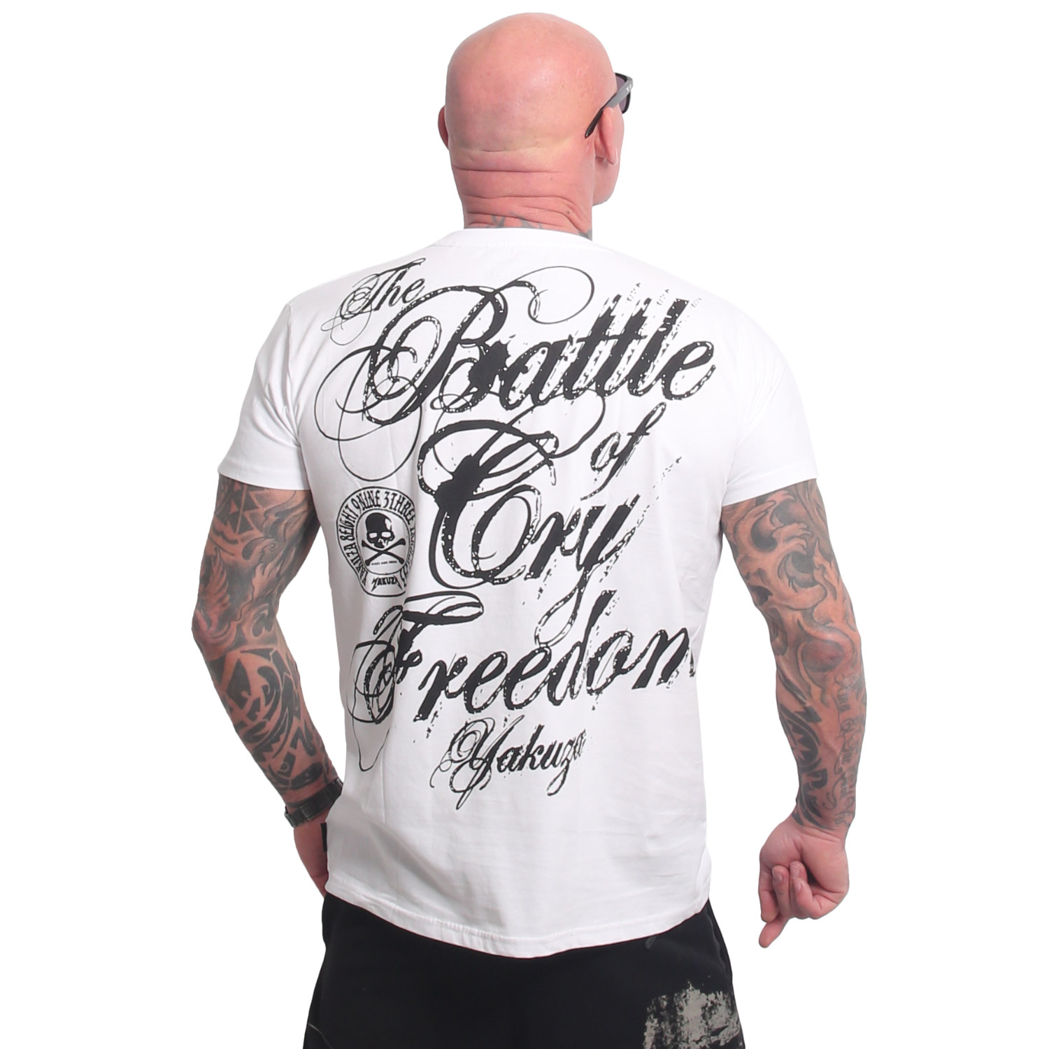 Yakuza pánské tričko Grenade Regular T-Shirt white 2XL