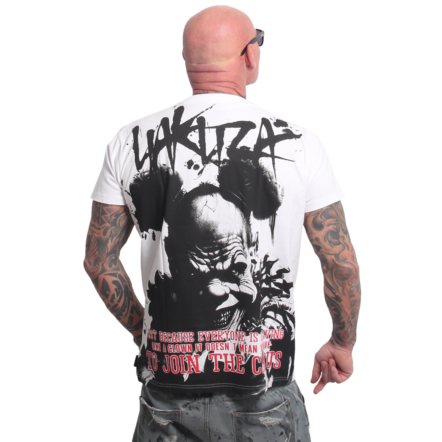Yakuza pánské tričko Clown Regular T-Shirt white L