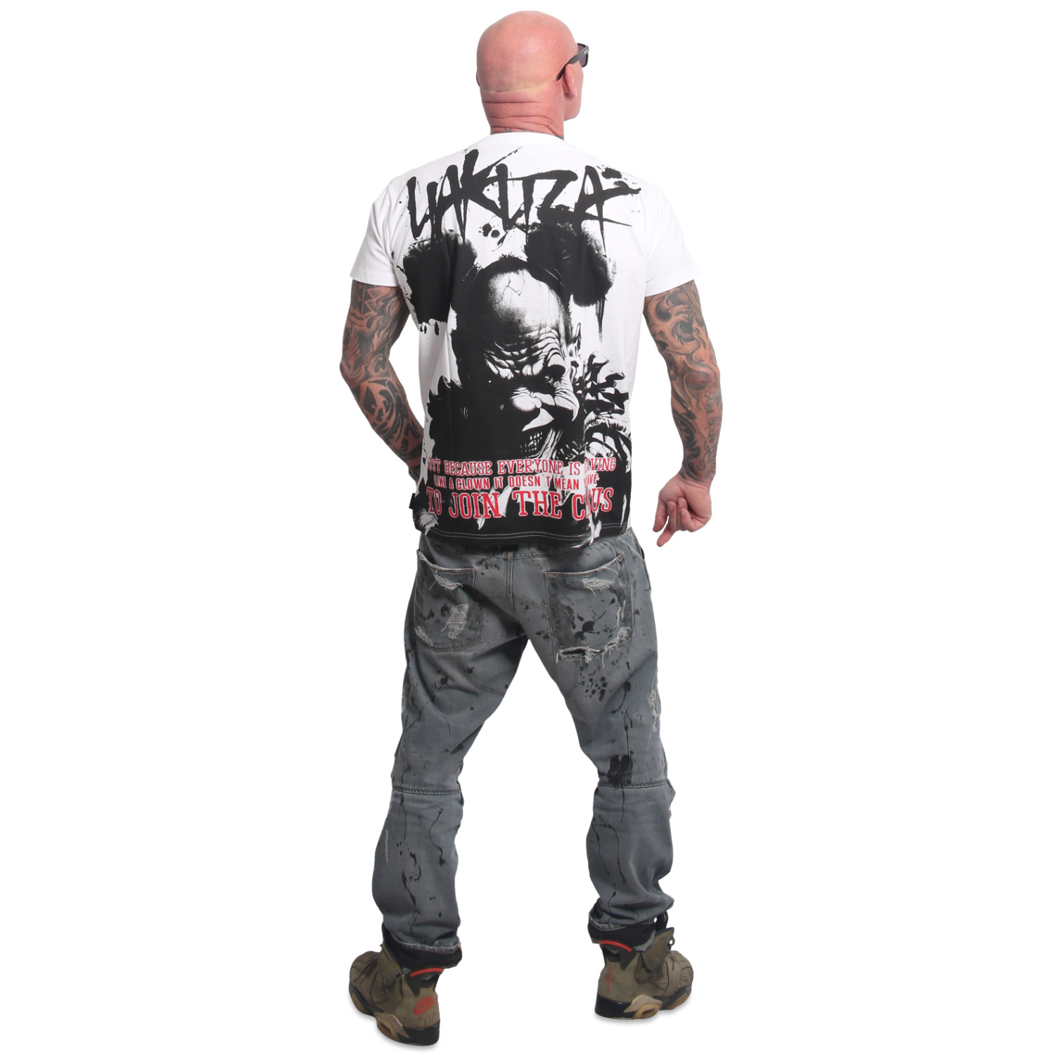 Yakuza pánské tričko Clown Regular T-Shirt white L