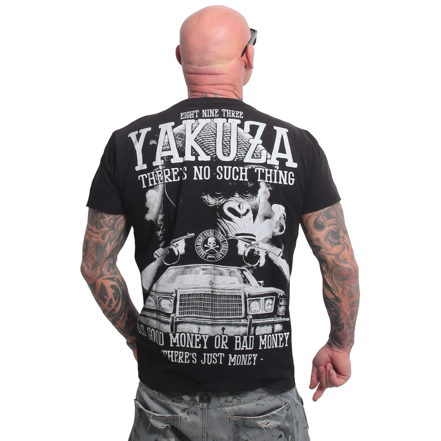 Yakuza pánské tričko Good Money Regular T-Shirt black 5XL