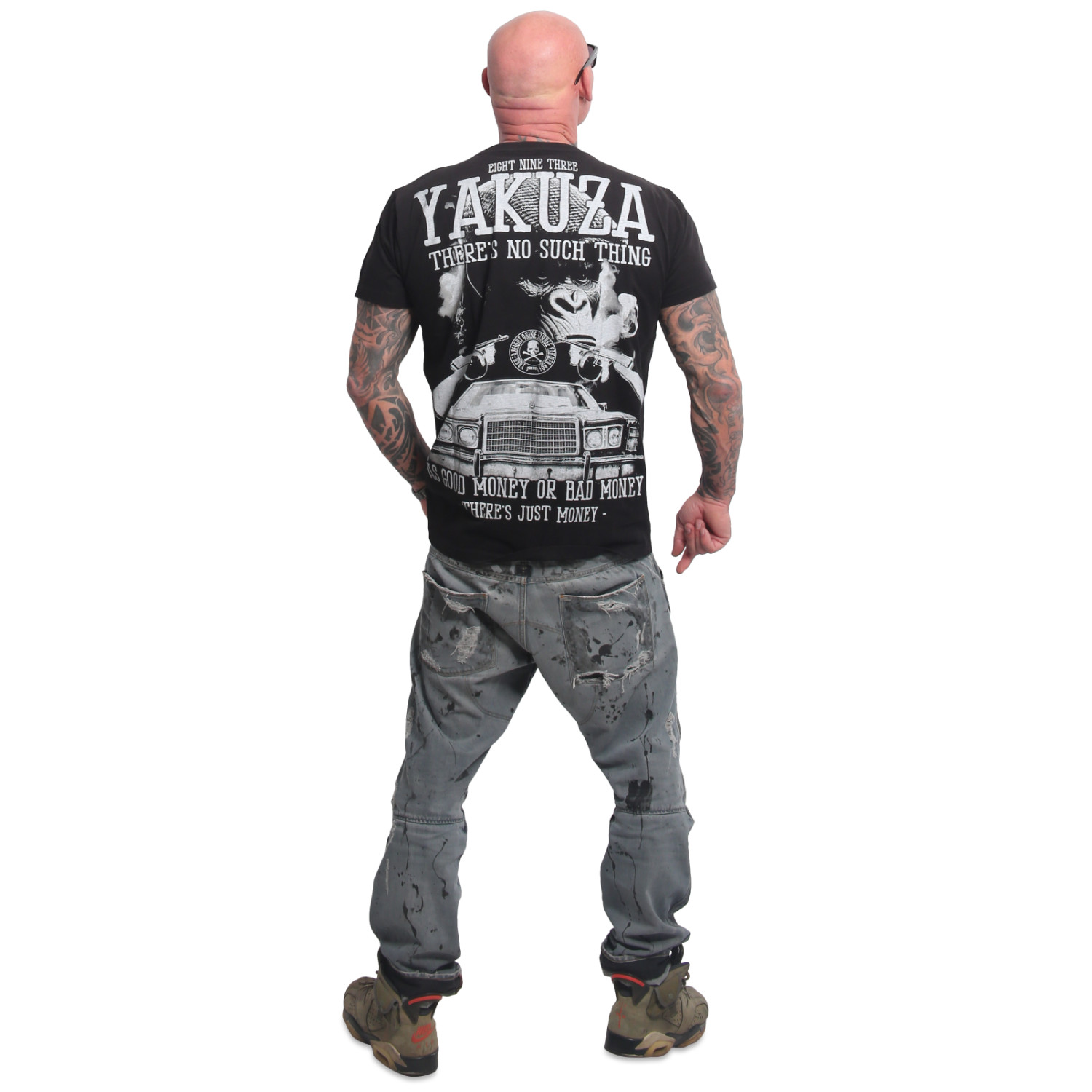 Yakuza pánské tričko Good Money Regular T-Shirt black 5XL