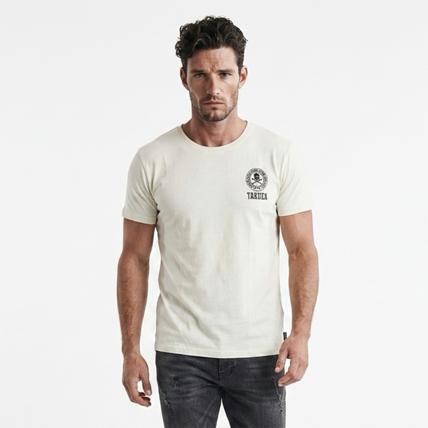 Yakuza pánské tričko Shot Regular T-Shirt bone/white XL