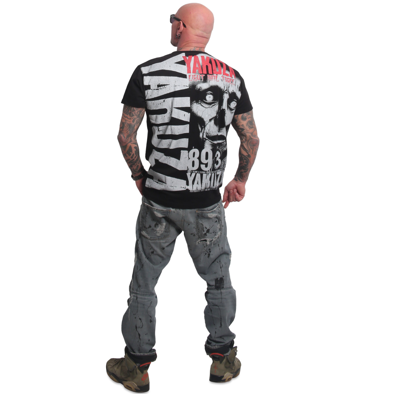 Yakuza pánské tričko Clown V02 Regular T-Shirt black 4XL