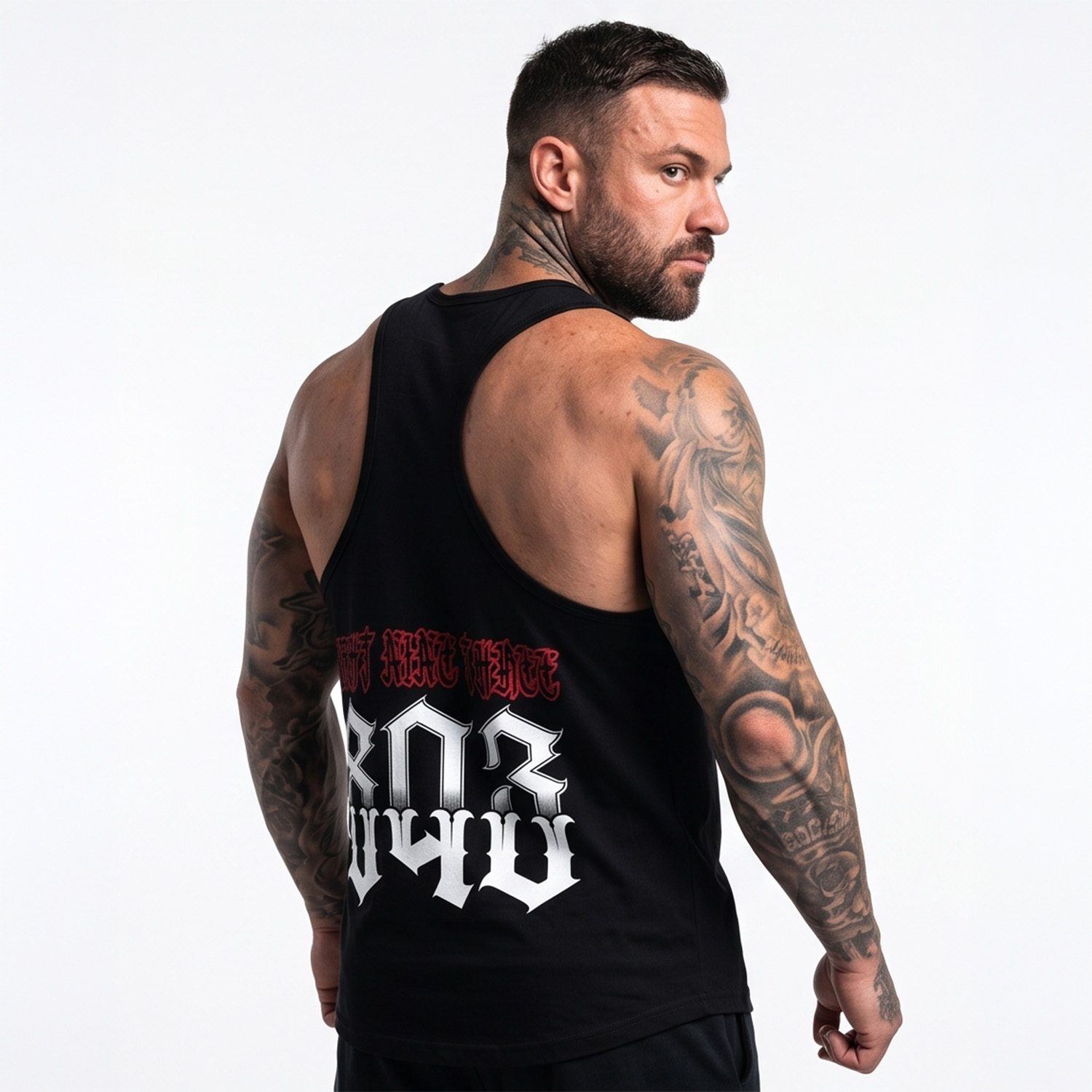 Yakuza pánské tílko Yeah Slim Racer Tanktop black 4XL