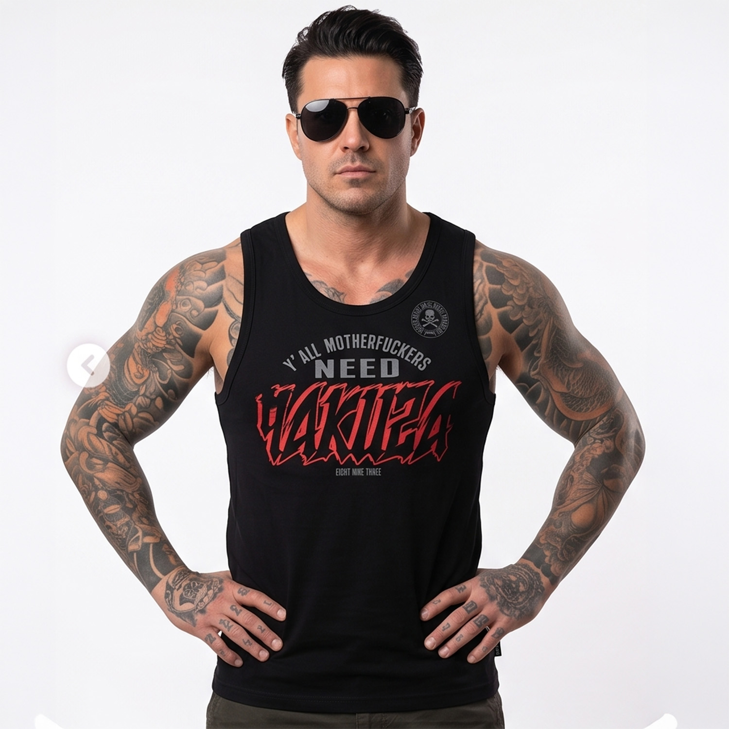 Yakuza pánské tílko Nailed Slim Tanktop