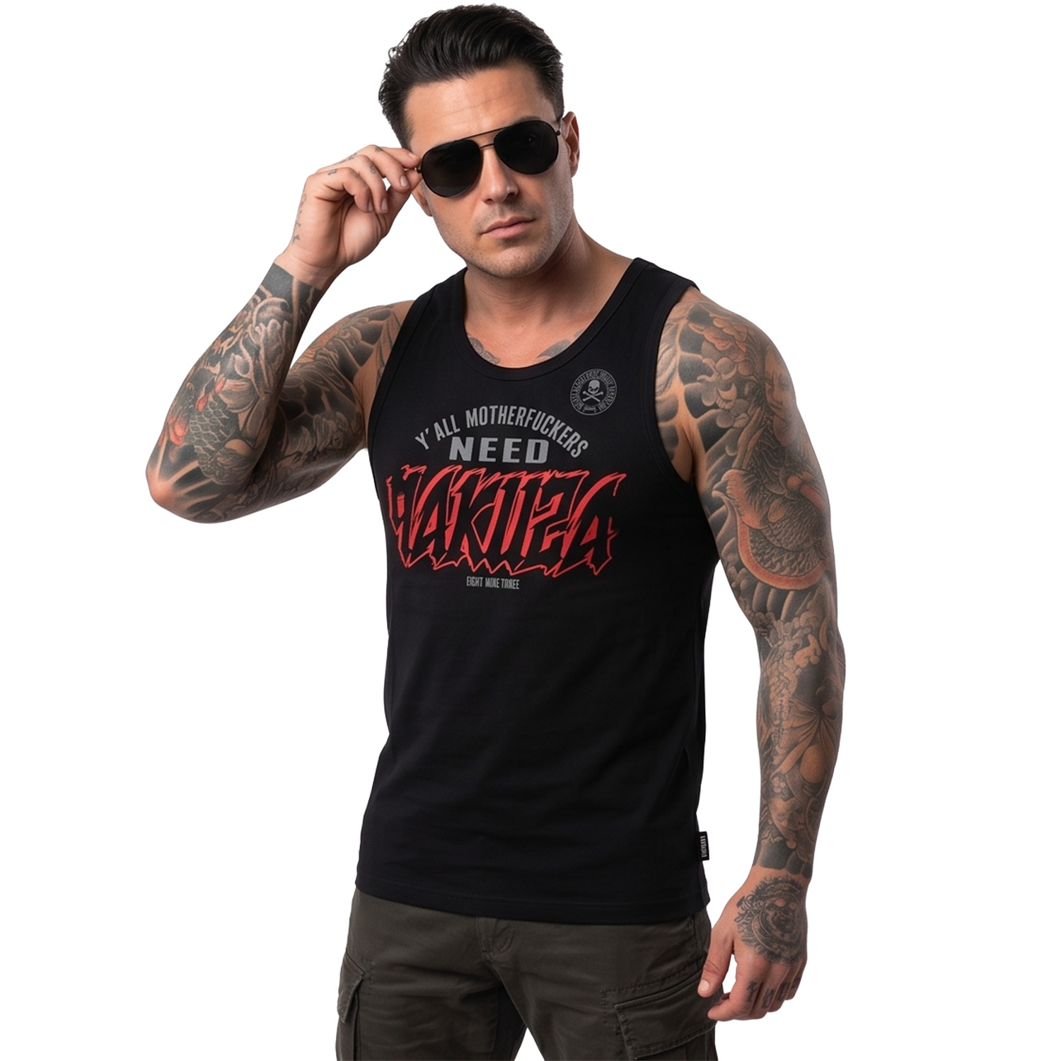 Yakuza pánské tílko Nailed Slim Tanktop