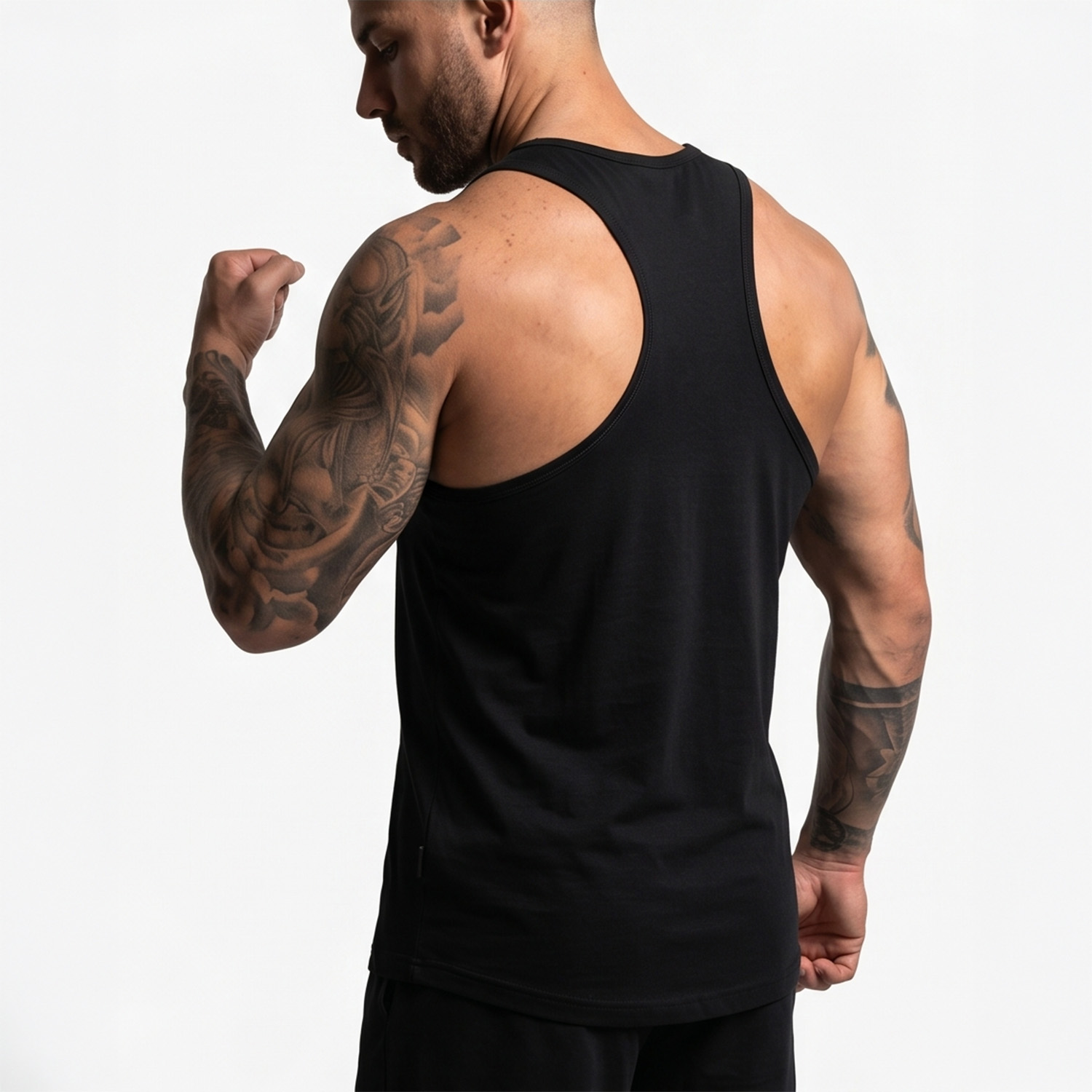 Yakuza pánské tílko Crusher Slim Racer Basic Tanktop black 2XL