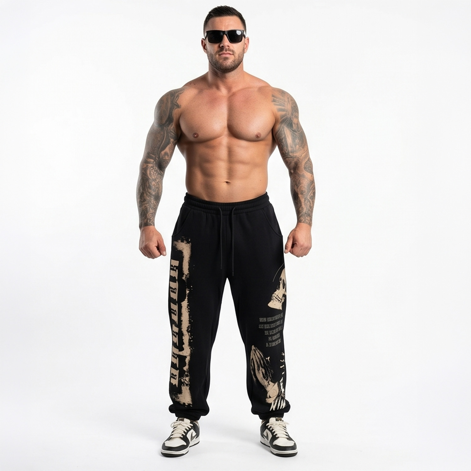Yakuza pánské tepláky Pray Loose Joggers