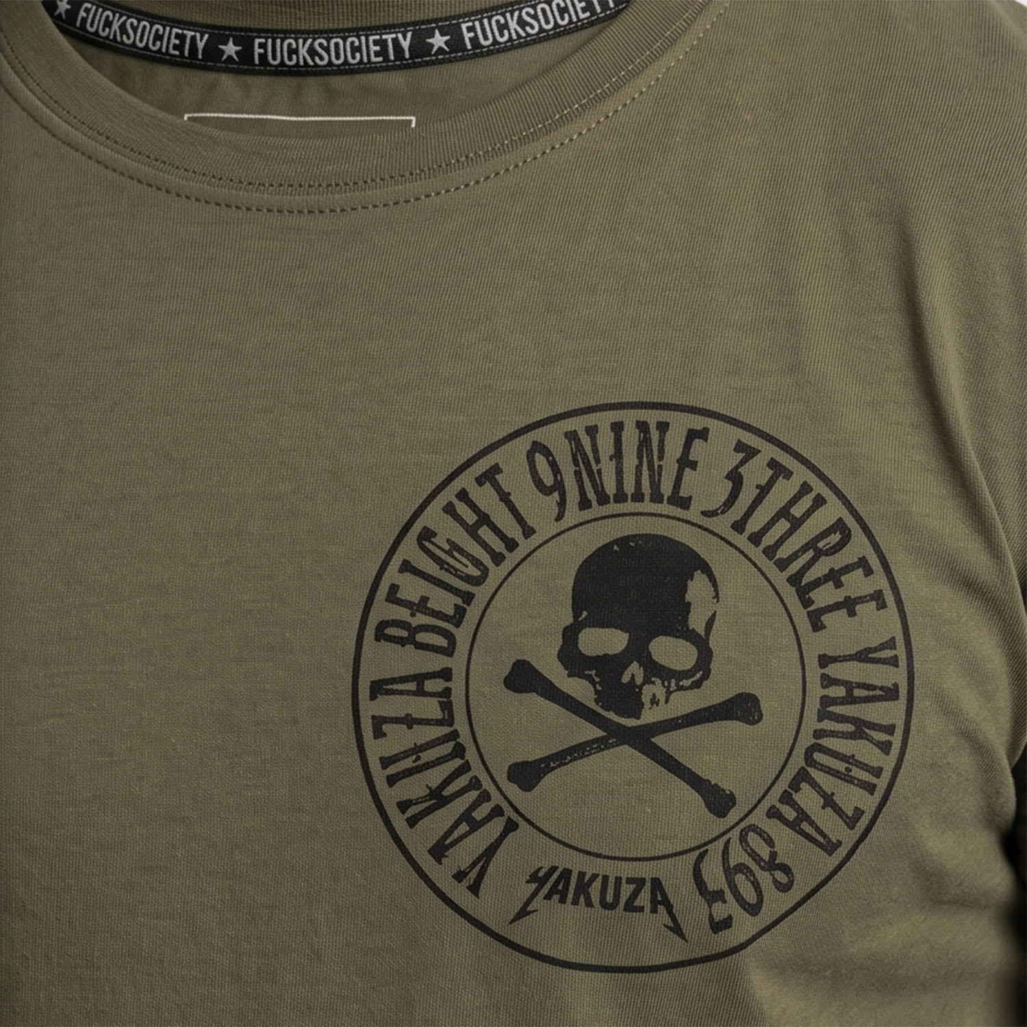 Yakuza pánské tričko FS Knuckles Regular T-Shirt grape/leaf 2XL