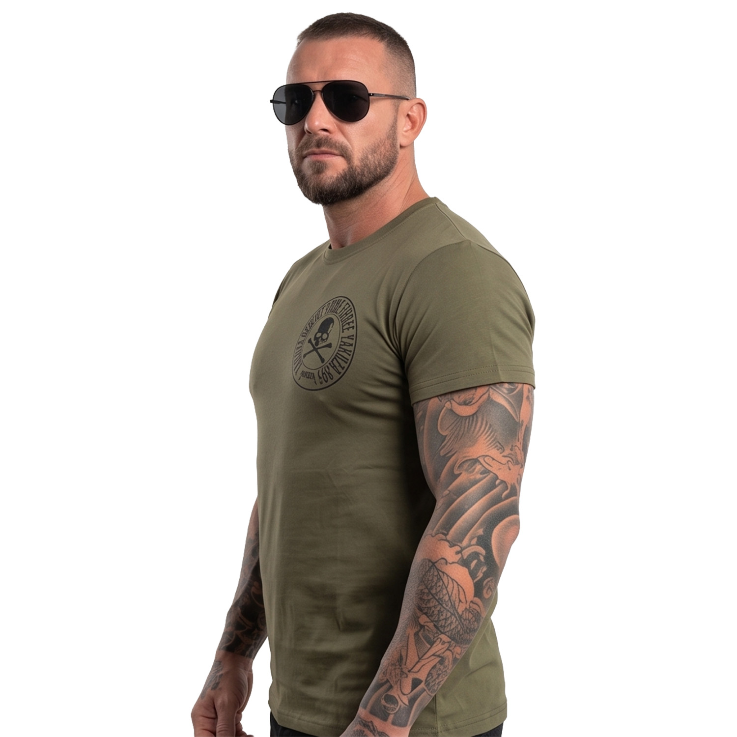 Yakuza pánské tričko FS Knuckles Regular T-Shirt grape/leaf 2XL