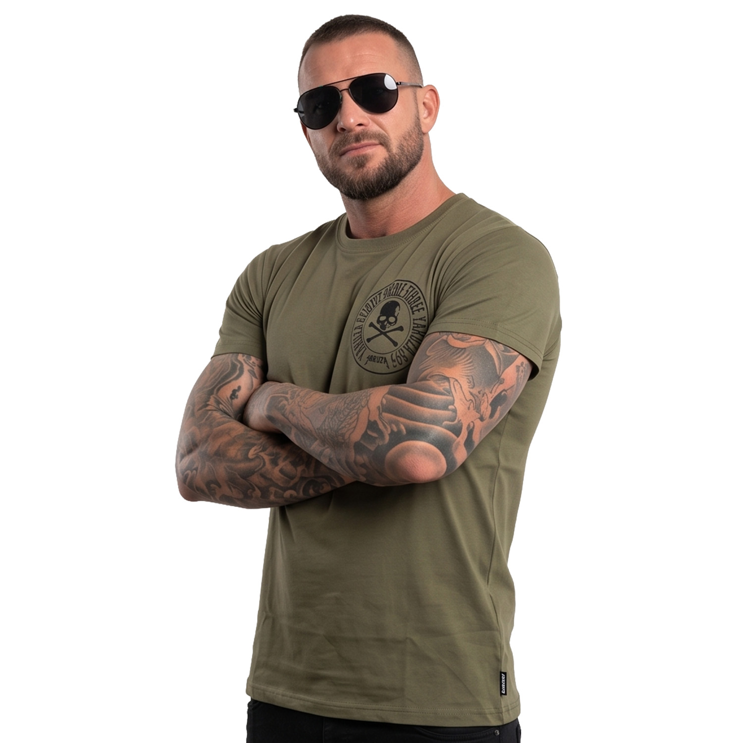 Yakuza pánské tričko FS Knuckles Regular T-Shirt grape/leaf 2XL
