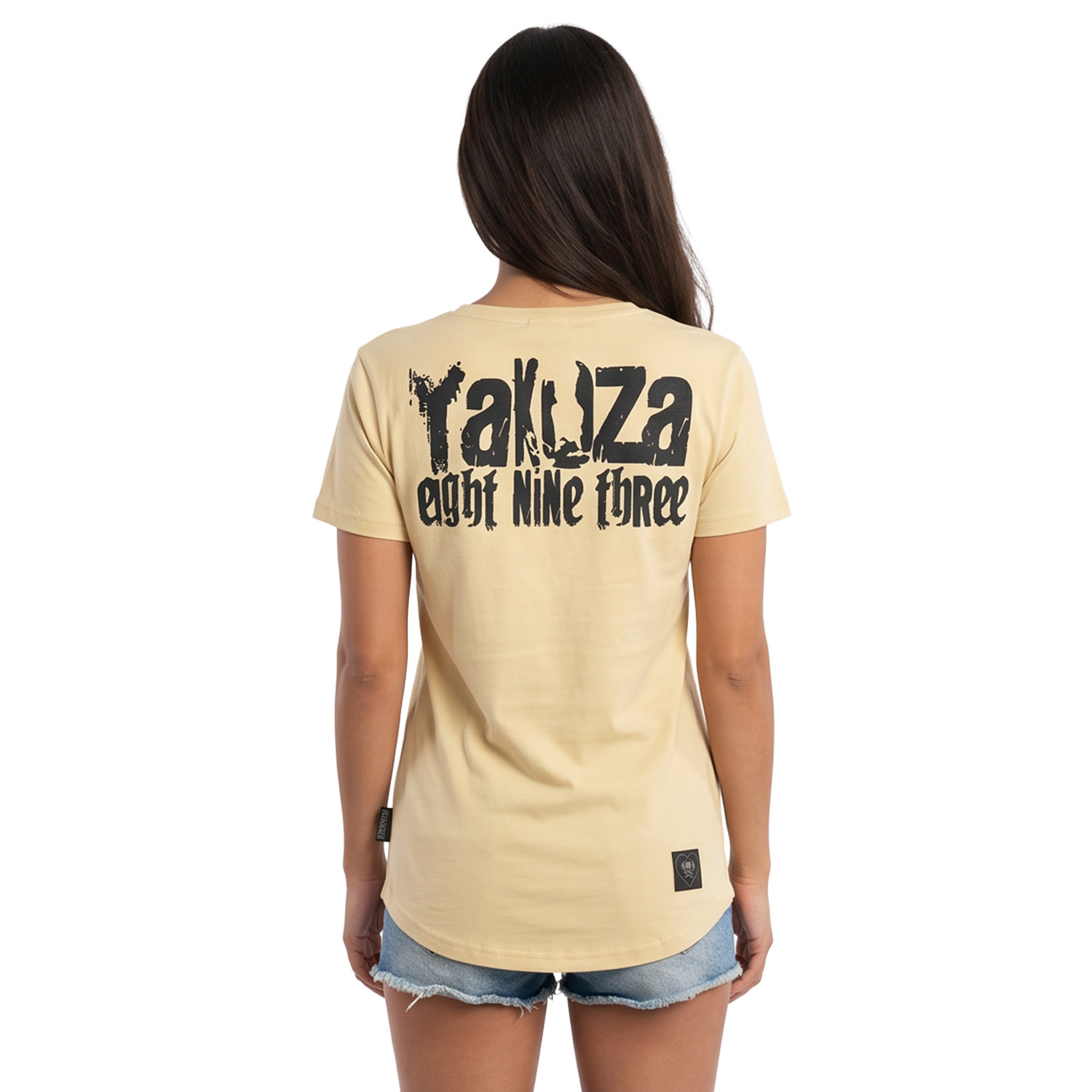 Yakuza dámské tílko Sorrow Curved Crew Neck T-Shirt french/vanilla L