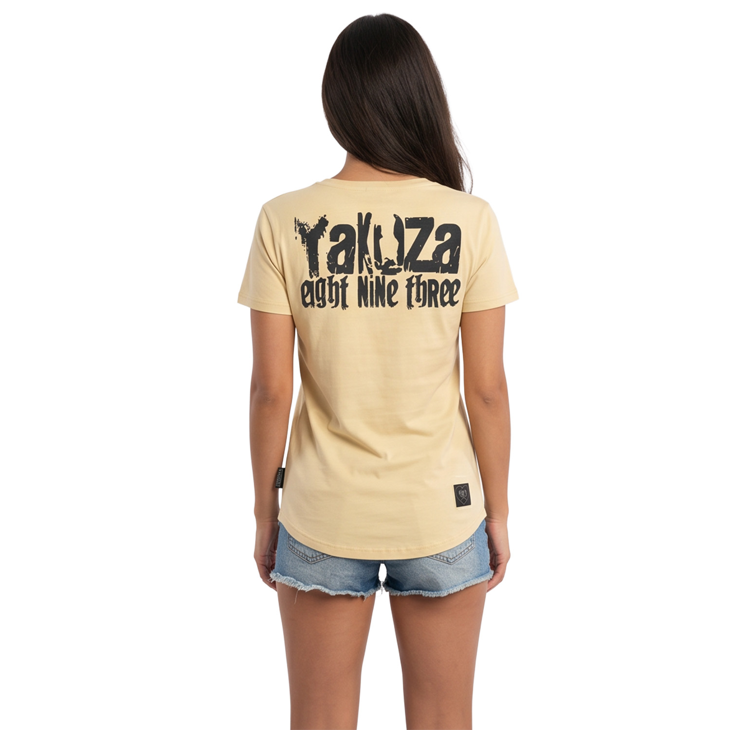 Yakuza dámské tílko Sorrow Curved Crew Neck T-Shirt french/vanilla L