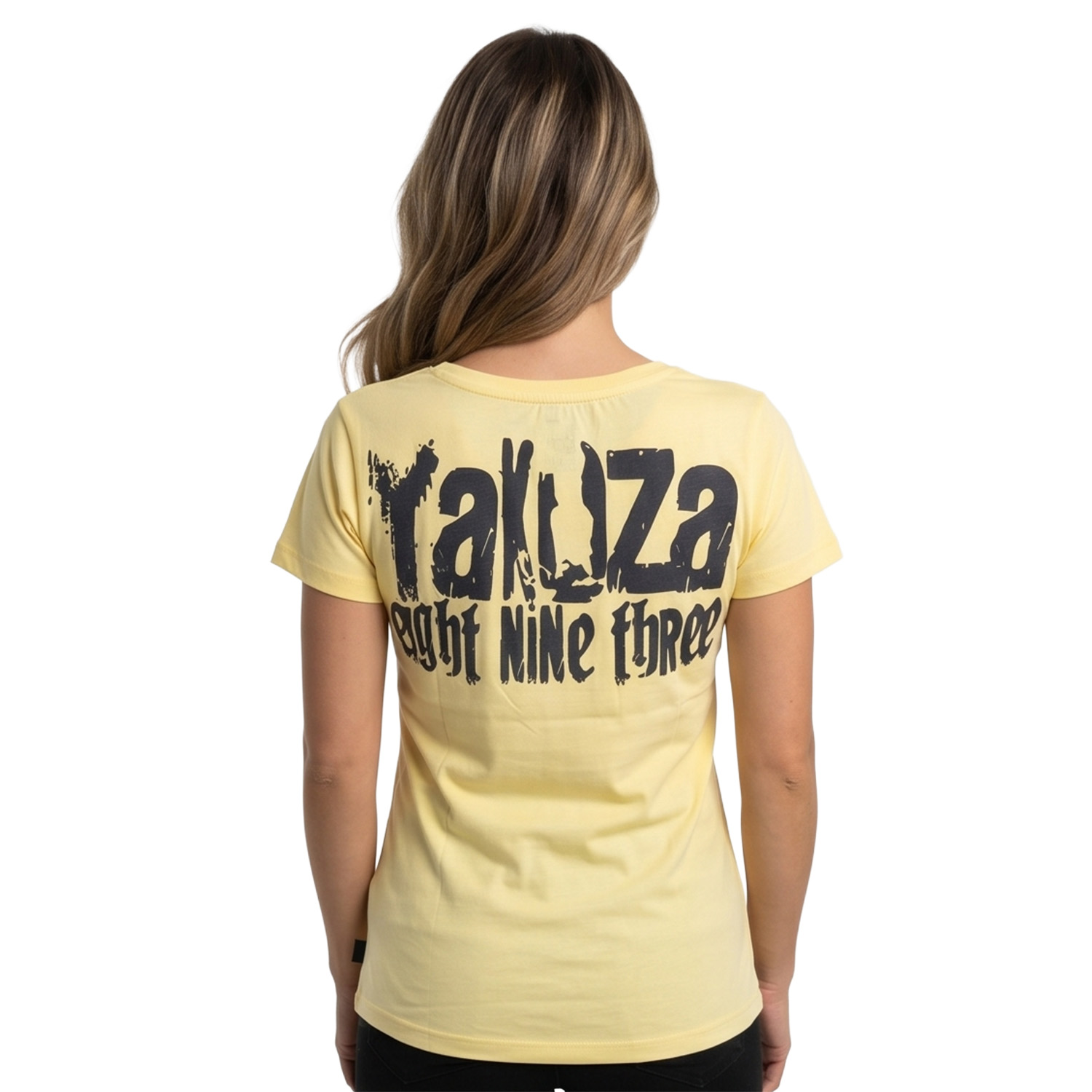Yakuza dámské tílko Sorrow Curved Crew Neck T-Shirt french/vanilla 3XL