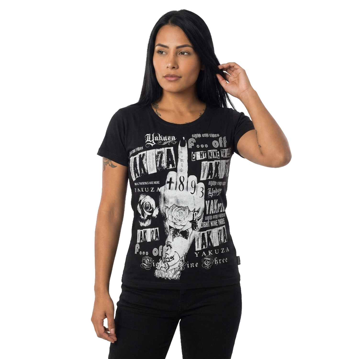 Yakuza dámské tílko View Urban Crew Neck T-Shirt black M