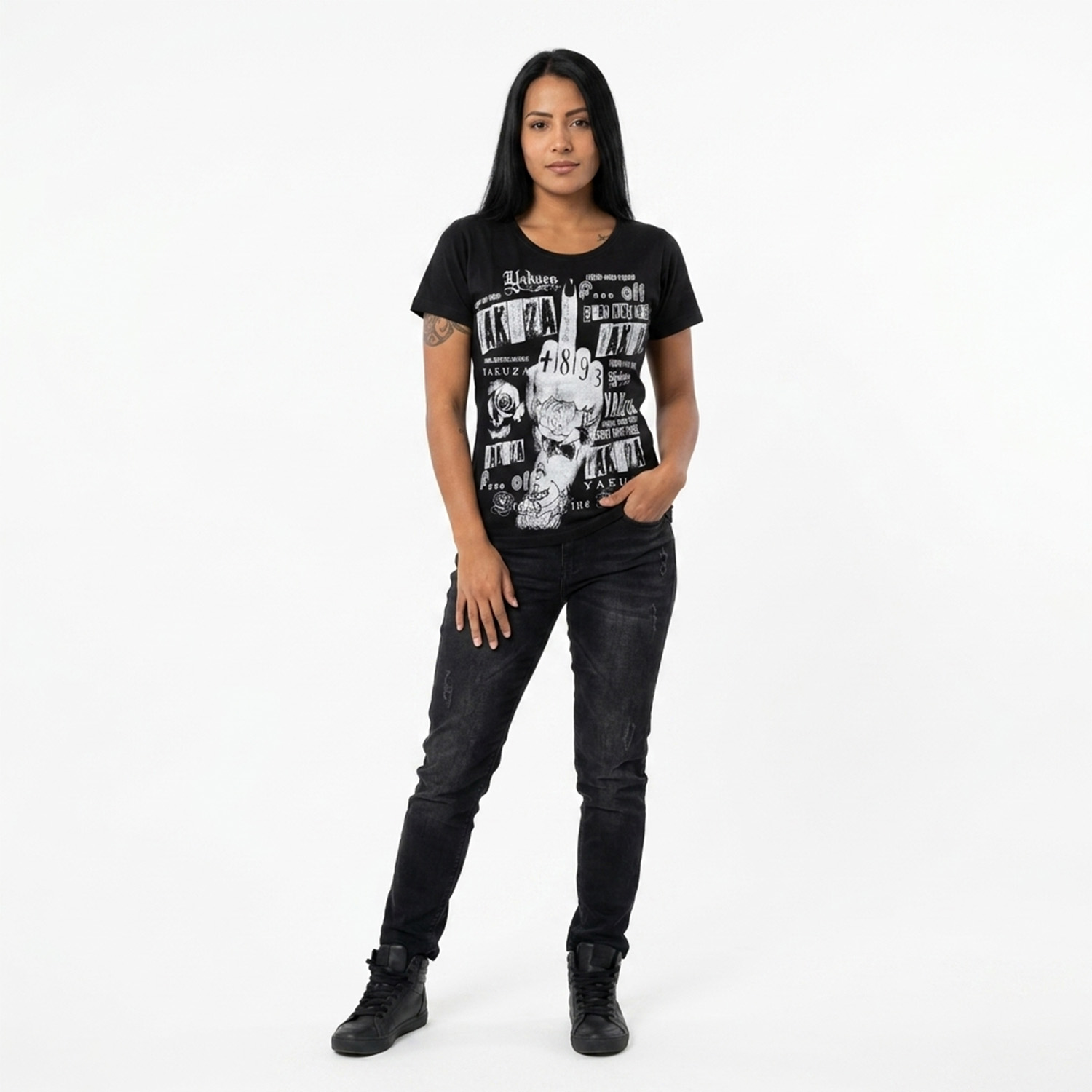 Yakuza dámské tílko View Urban Crew Neck T-Shirt black M