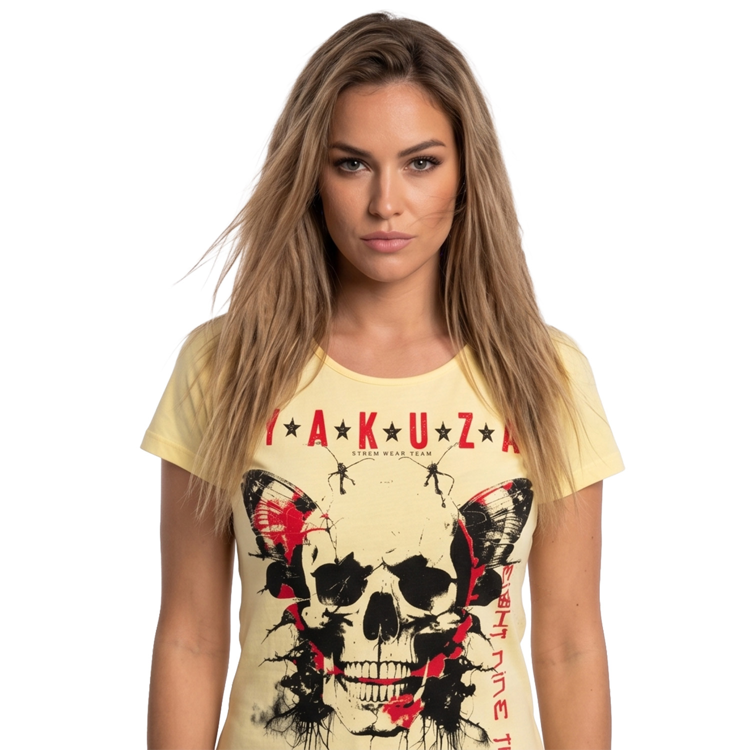 Yakuza dámské tílko Fly Long Tail T-Shirt french/vanilla 3XL
